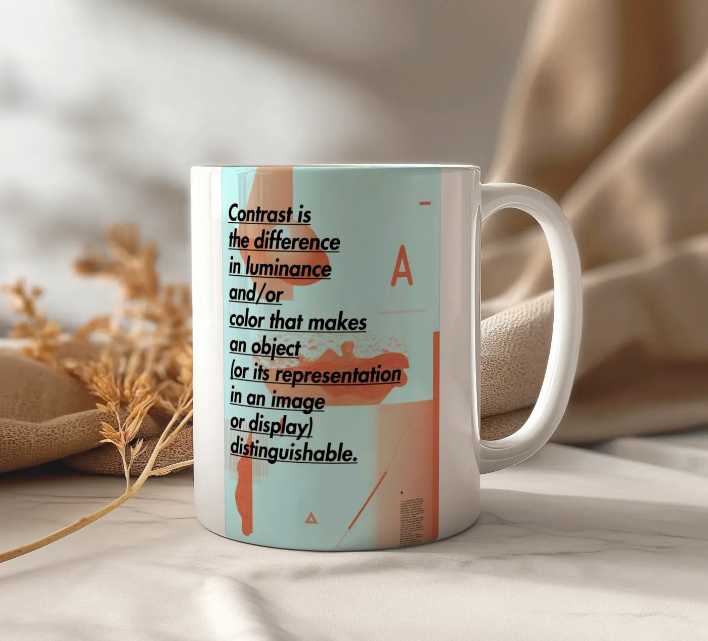 Contrast mug en céramique de Andreas Jarner
