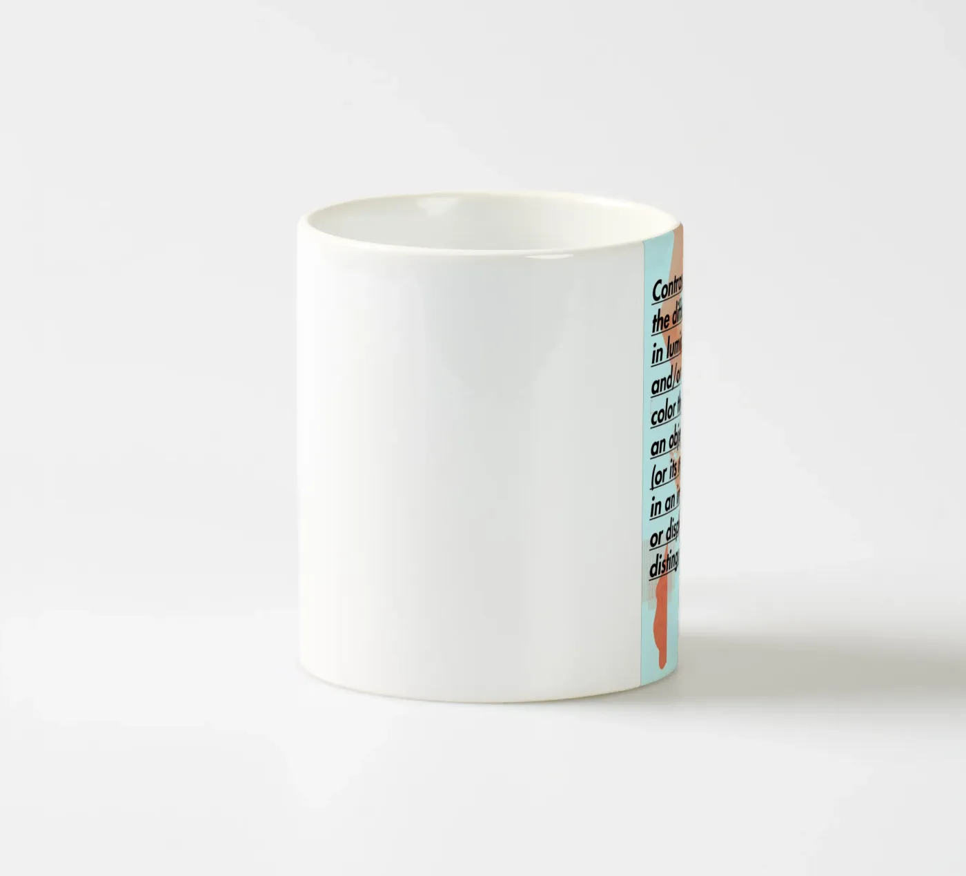 Contrast mug en céramique de Andreas Jarner