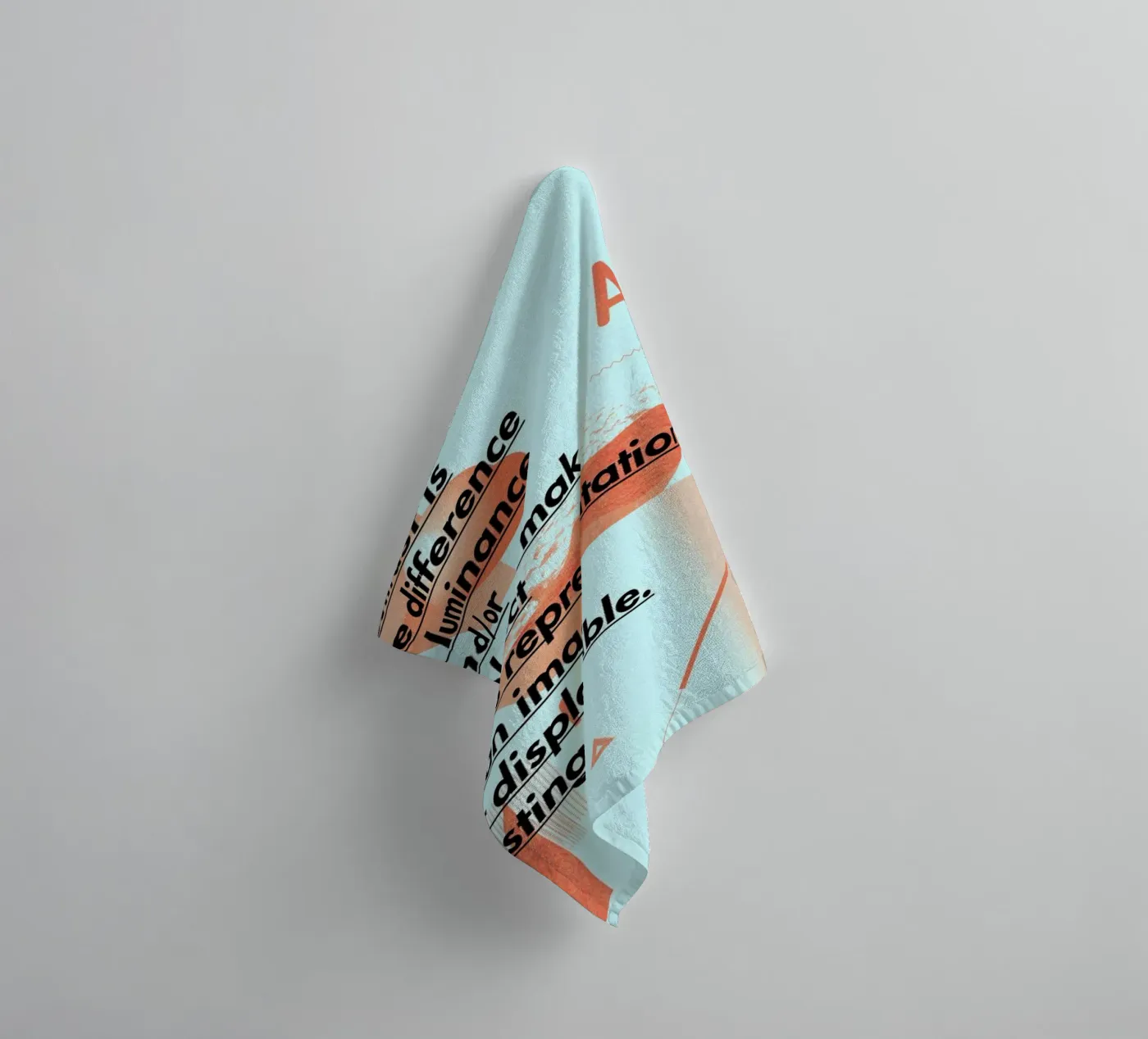 Contrast badhanddoek van Andreas Jarner