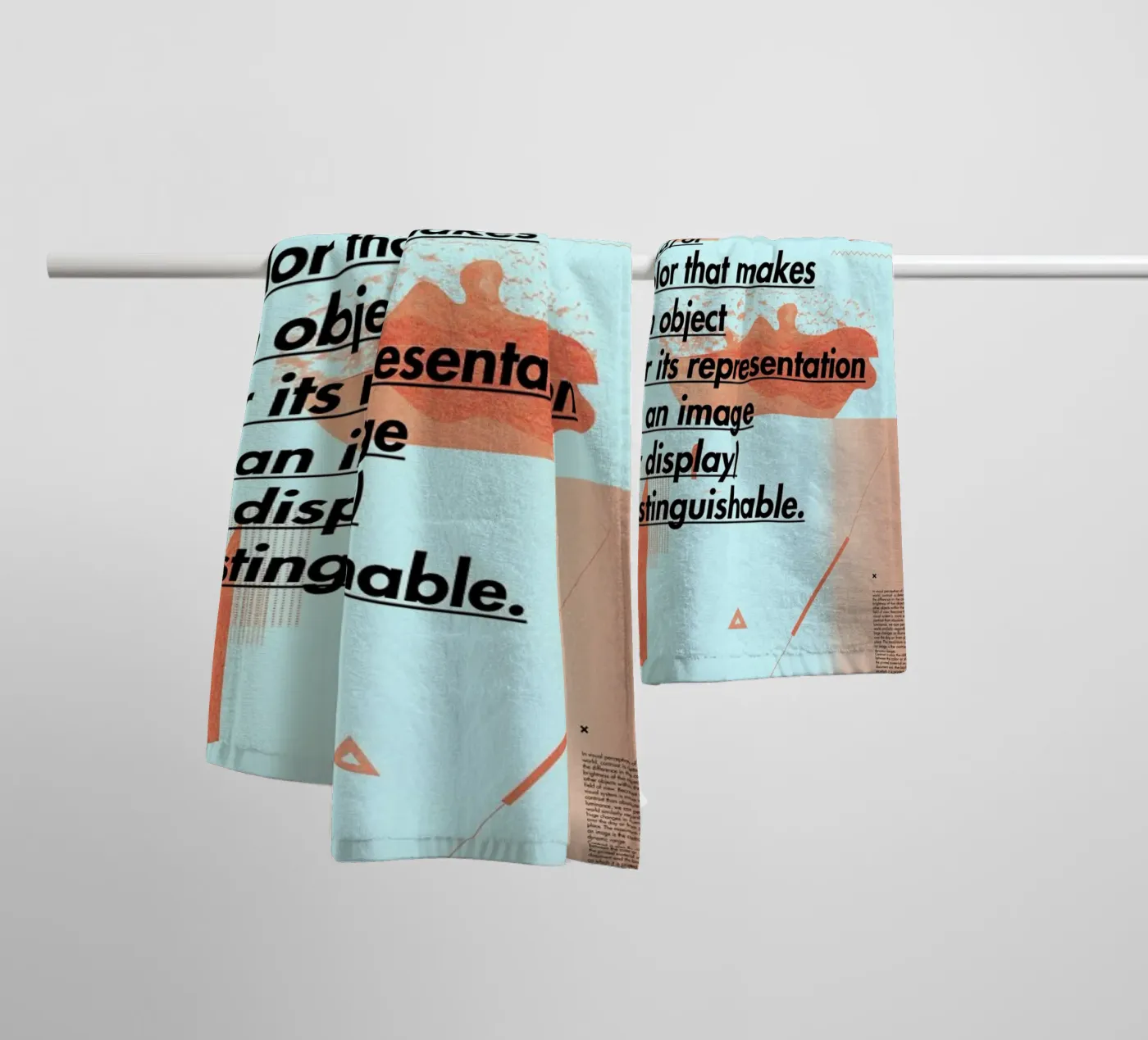 Contrast badhanddoek van Andreas Jarner