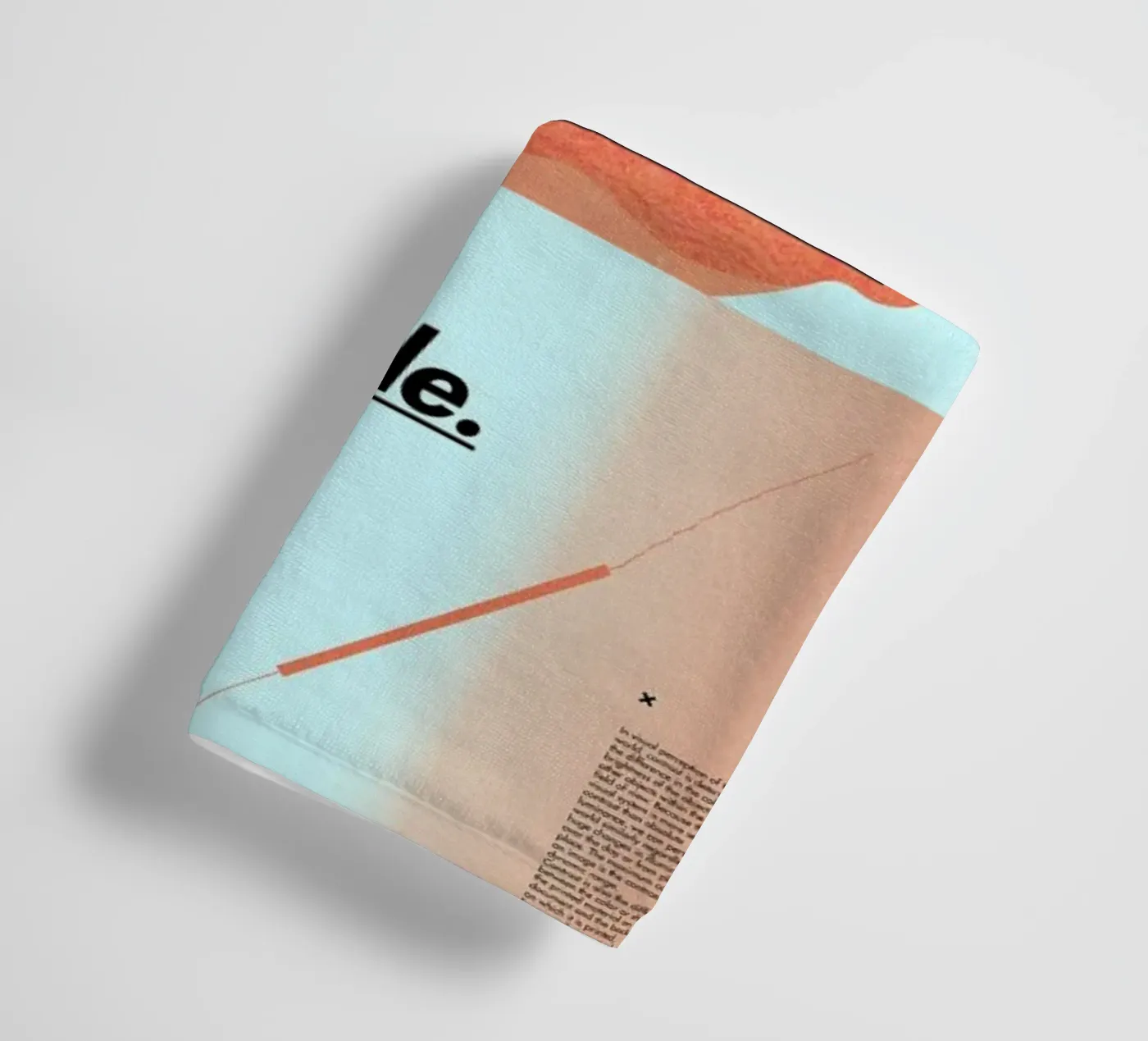 Contrast badhanddoek van Andreas Jarner