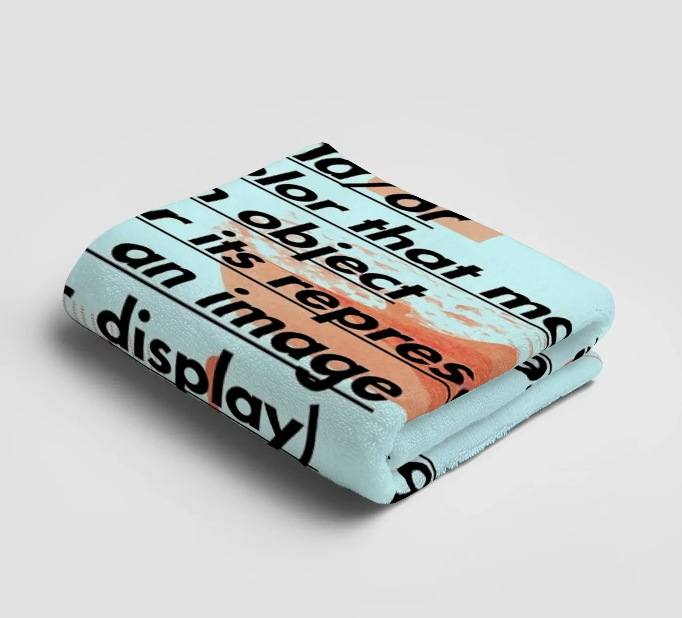 Contrast badhanddoek van Andreas Jarner