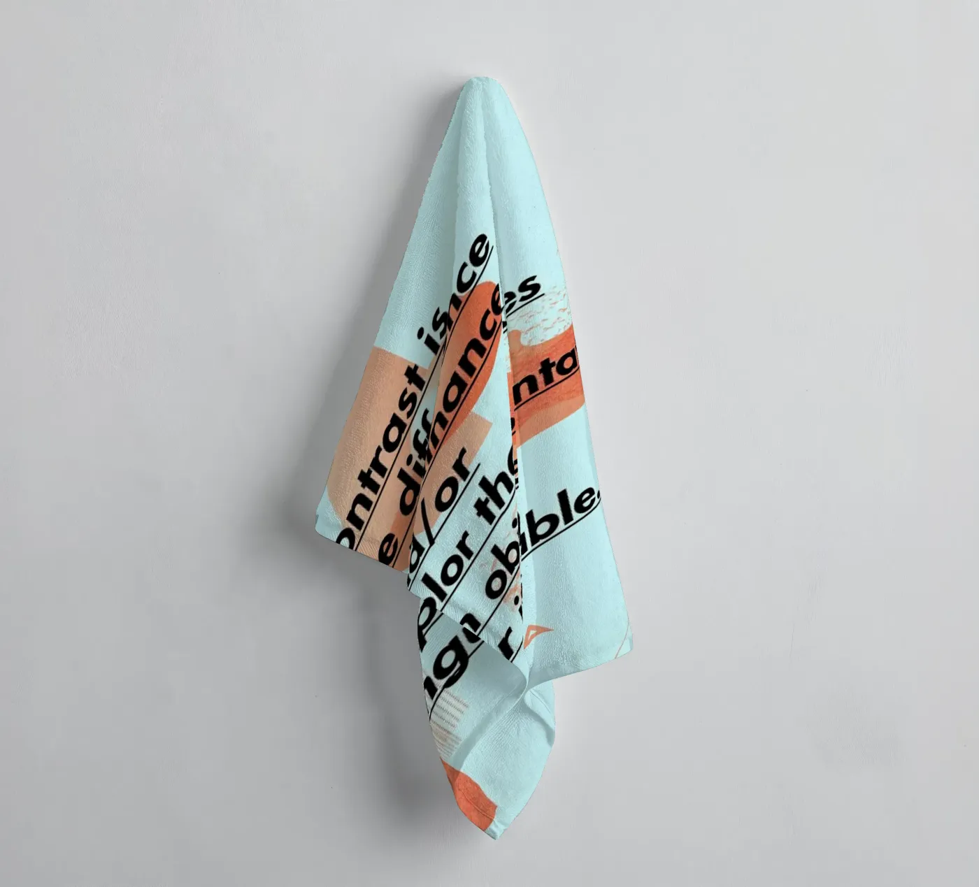 Contrast badhanddoek van Andreas Jarner