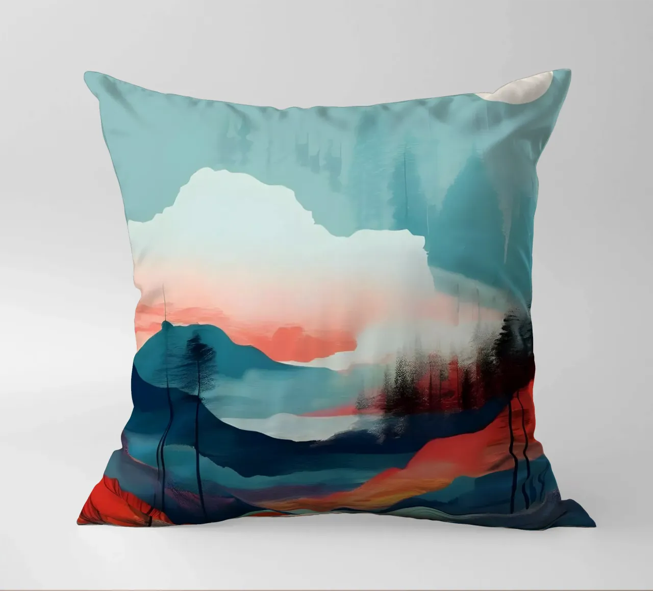 Tramonto sereno cuscino da Artistic-shop
