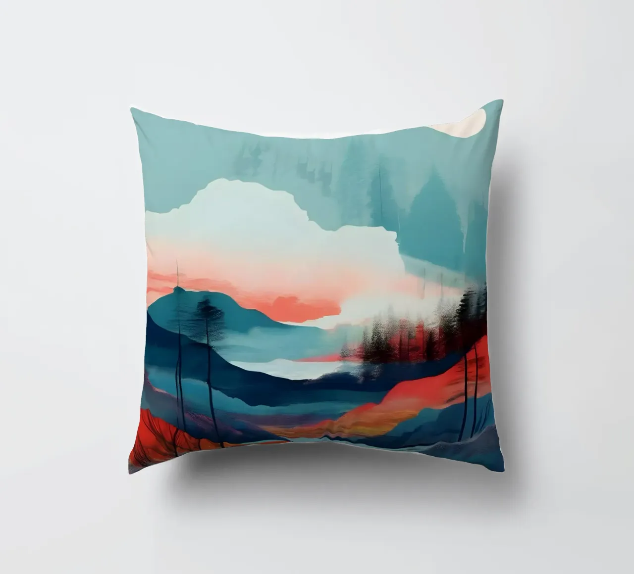 Tramonto sereno cuscino da Artistic-shop