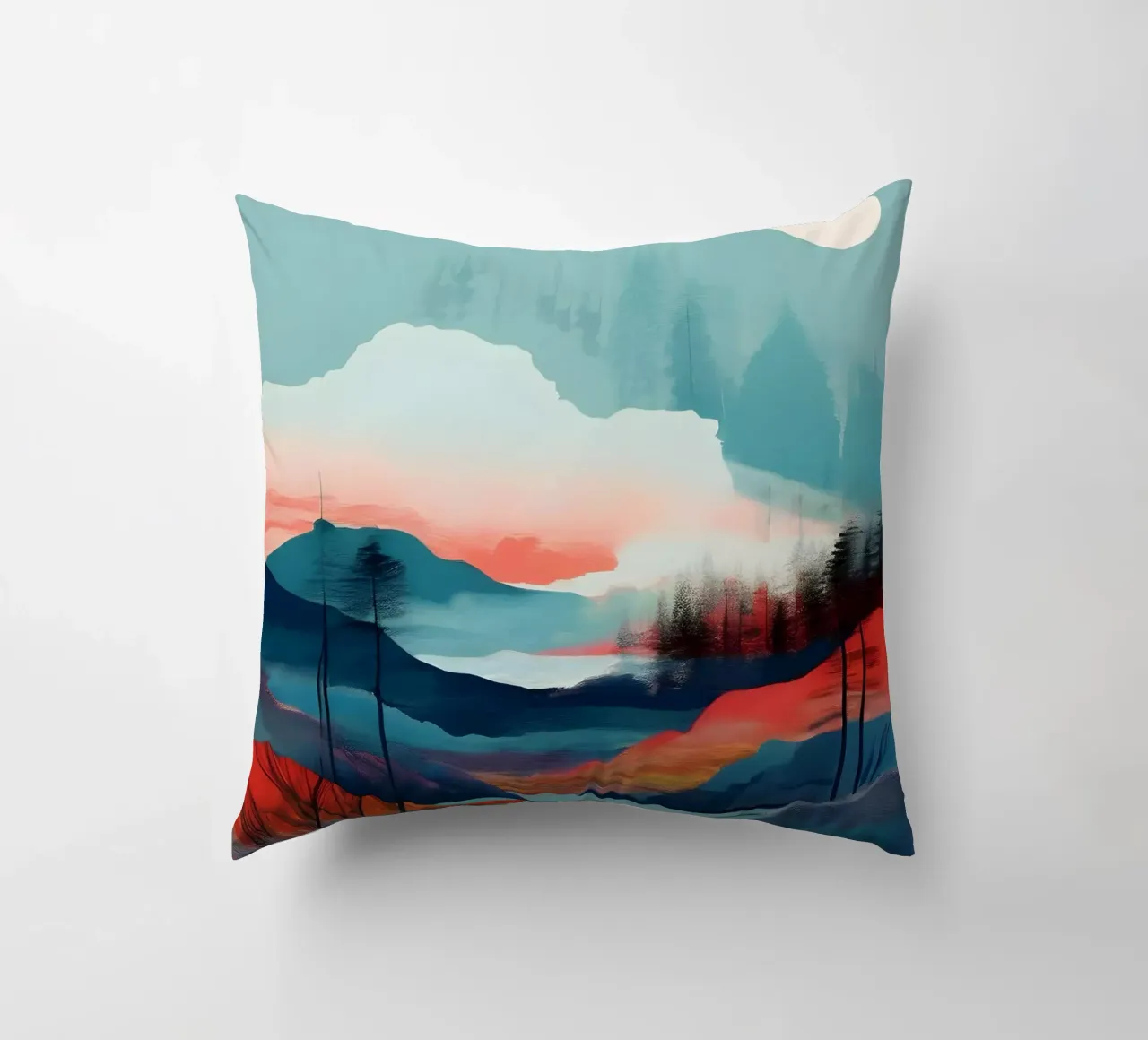 Tramonto sereno cuscino da Artistic-shop