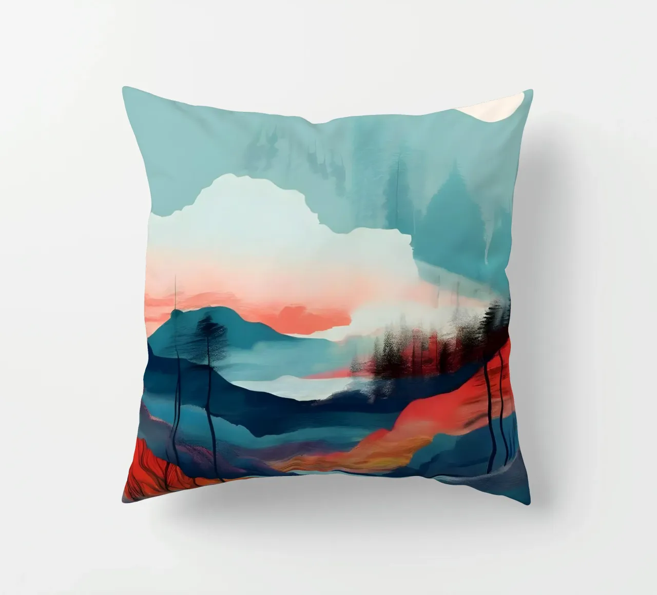Tramonto sereno cuscino da Artistic-shop