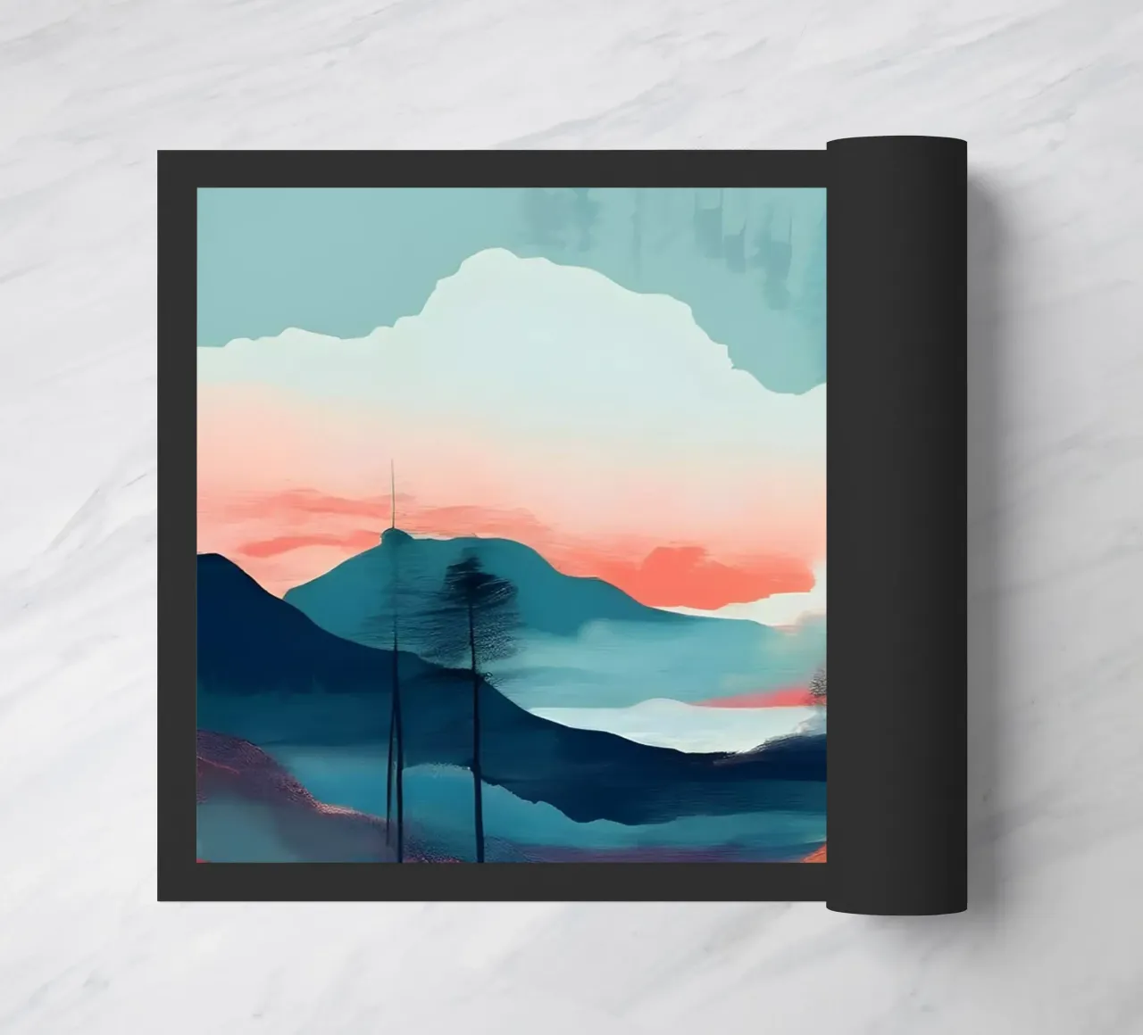 Tramonto sereno zerbino da Artistic-shop
