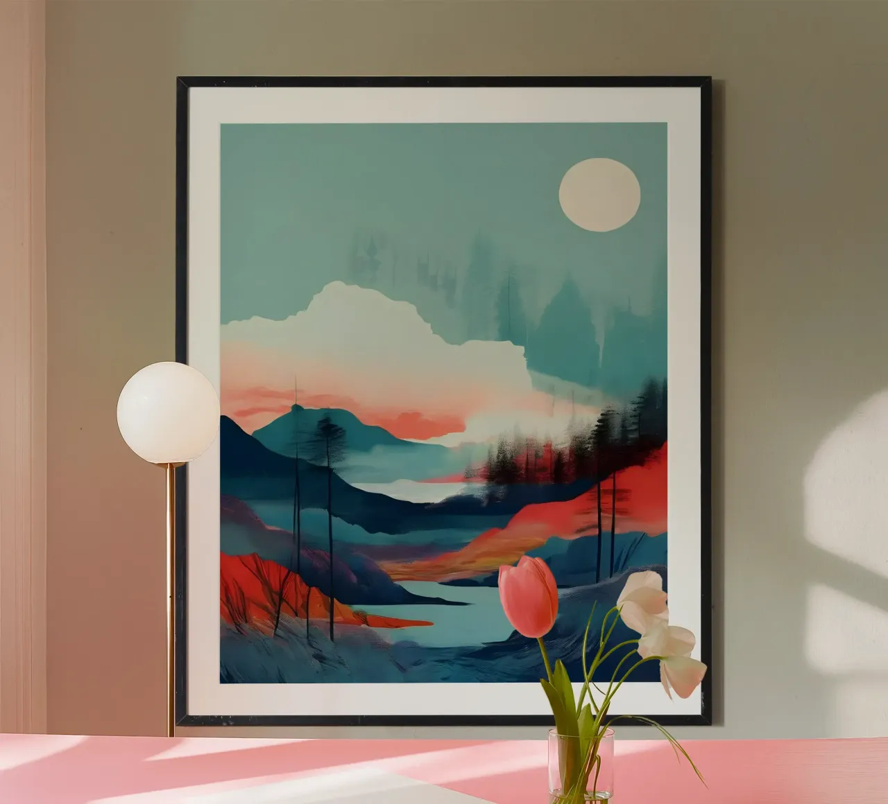 Serene Sunset poster by Artistic-shop
