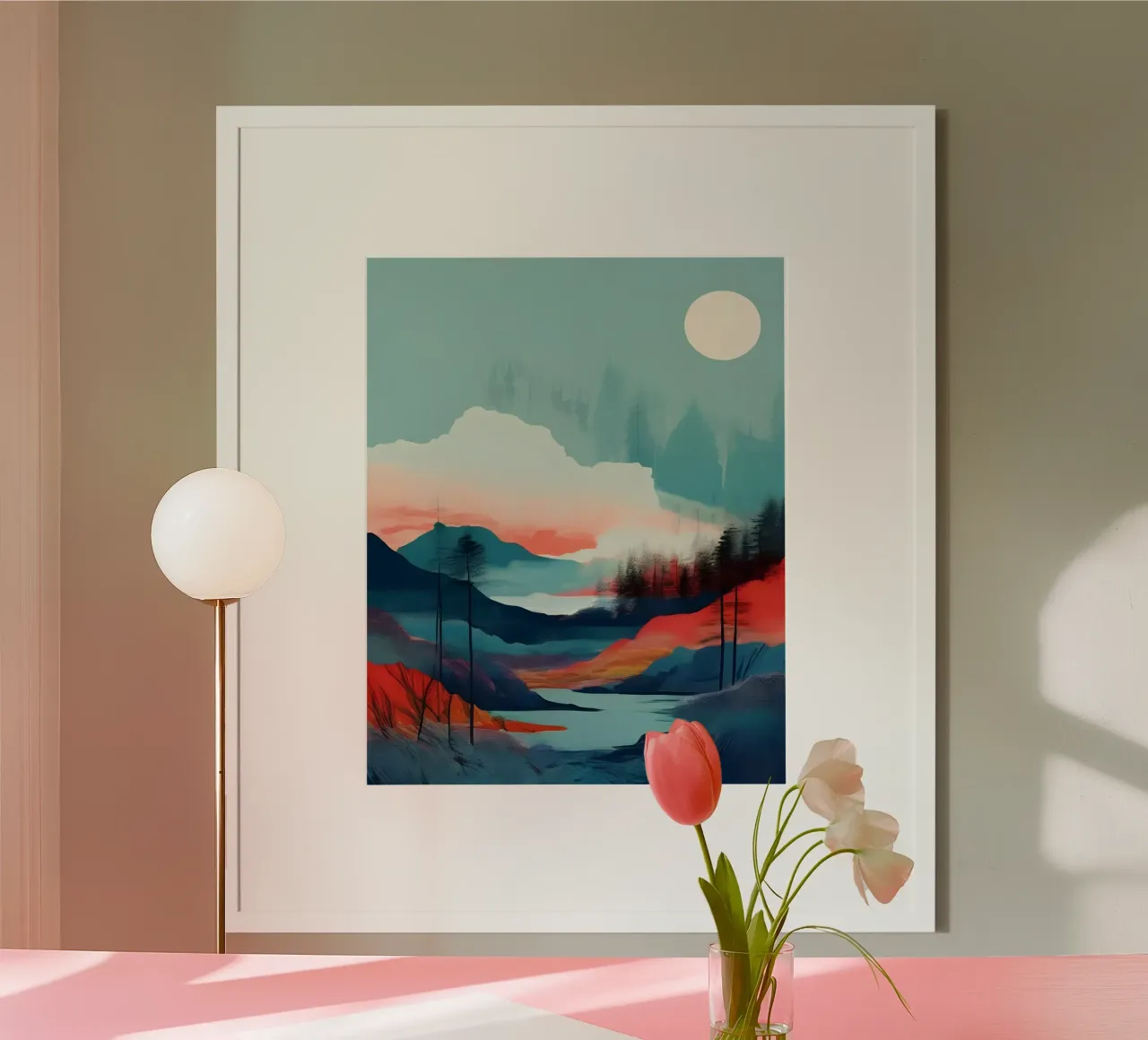 Serene Sunset poster by Artistic-shop