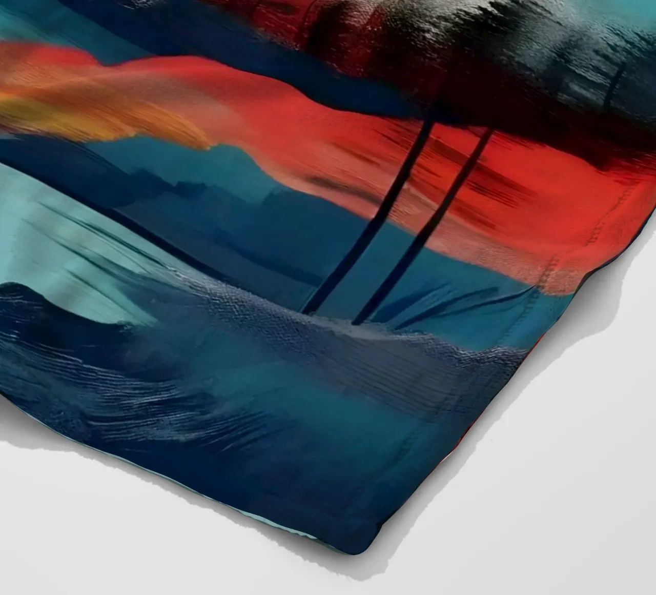 Serene Sunset fleece blanket by Artistic-shop
