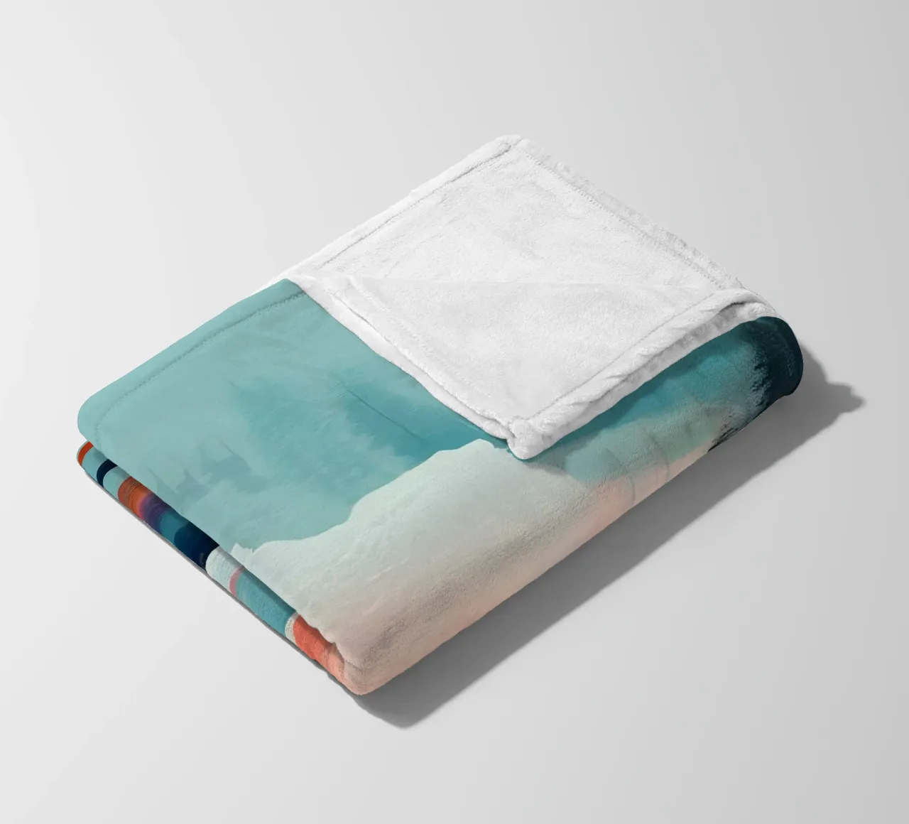 Serene Sunset fleece blanket by Artistic-shop