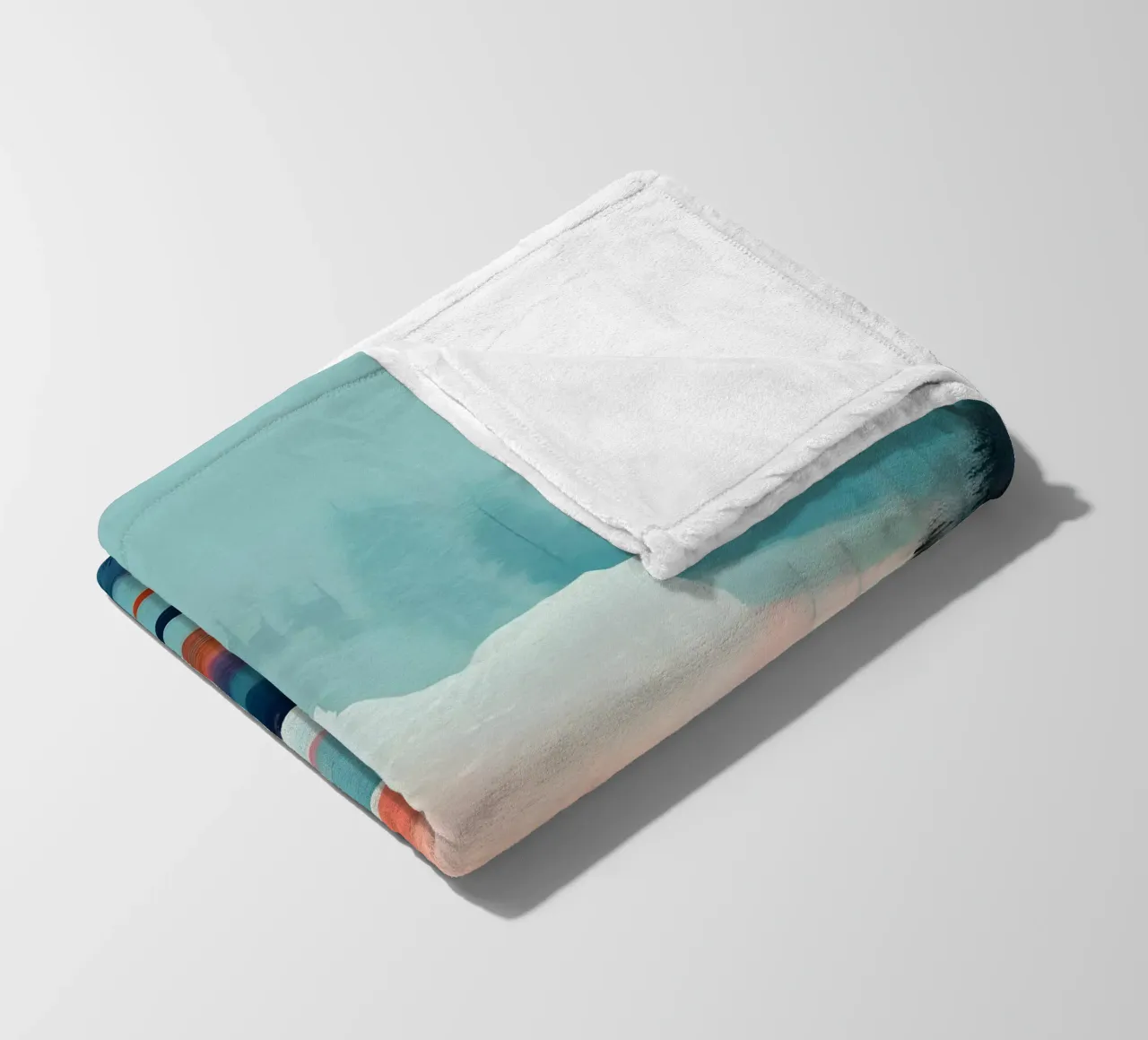 Serene Sunset fleece blanket by Artistic-shop