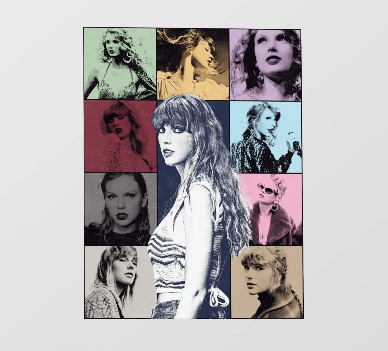 Collage Taylor Swift Concert telo in pvc da ALEC t