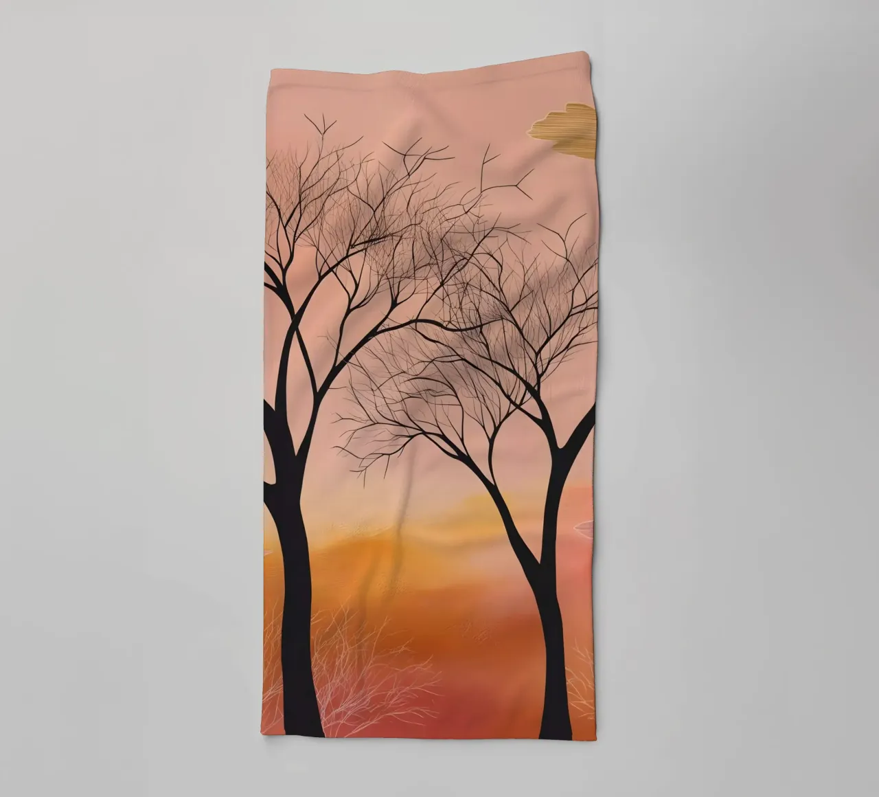 Woestijn Zonsondergang badhanddoek van Artistic-shop