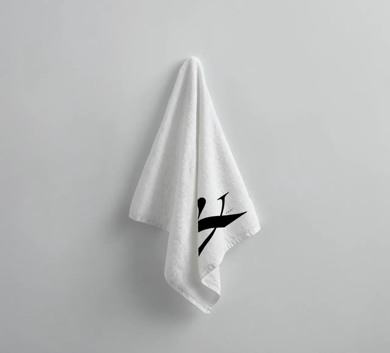 Elegant You & Me Typography Design towel by Imaginative