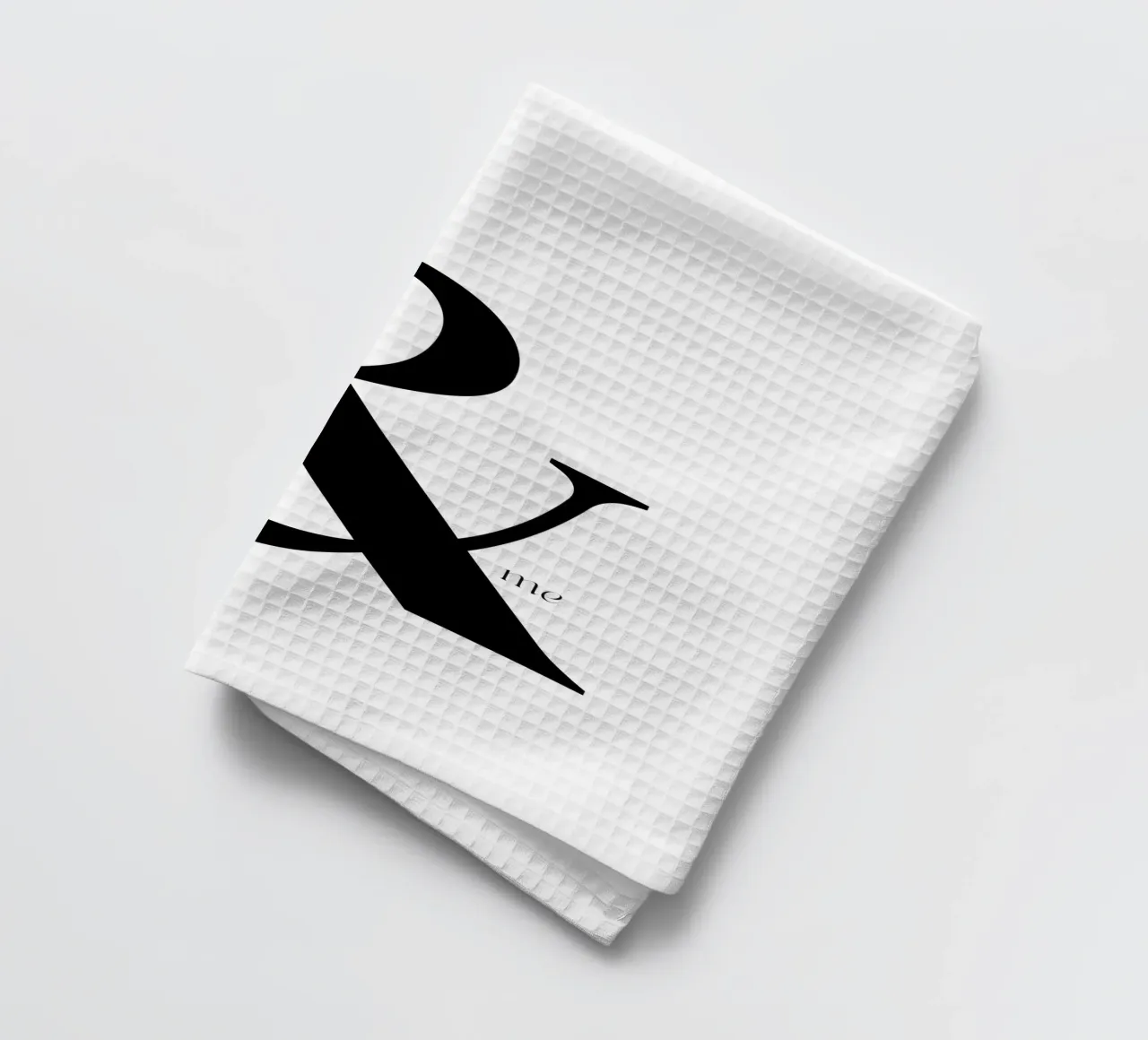 Elegante design tipografico You & Me canovaccio da cucina da Imaginative