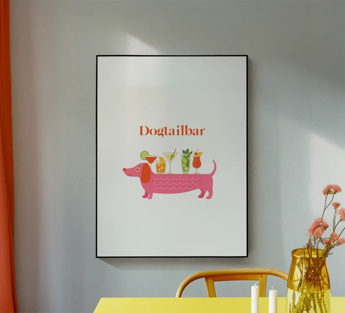 Dogtailbar Acryl-Glas von Made in Bavaria