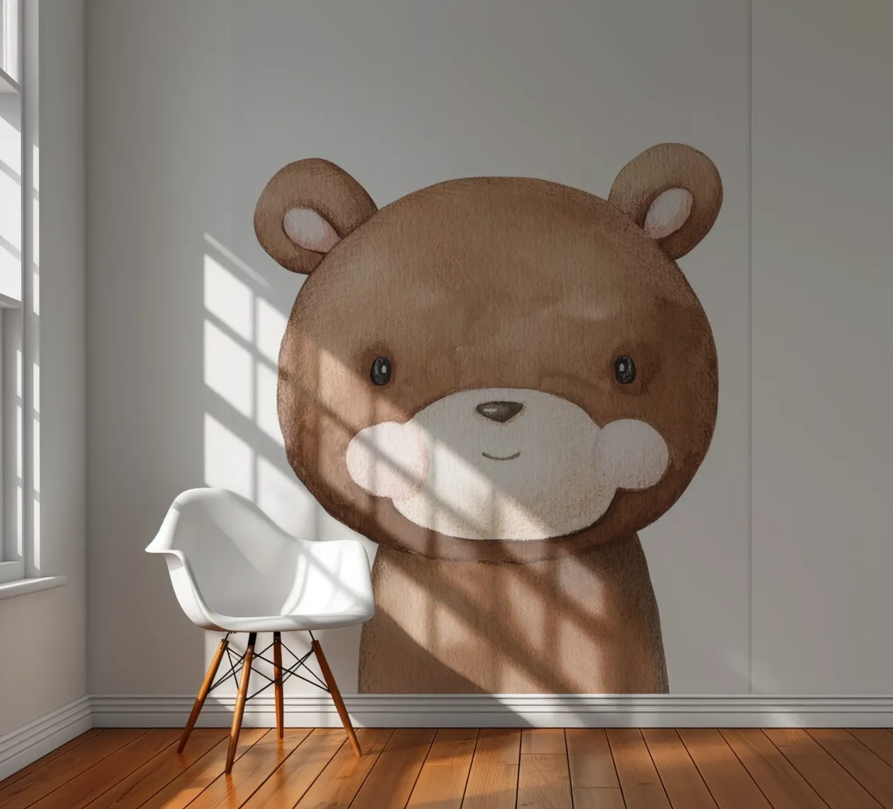 BEAR fotobehang van Panait Ivascu