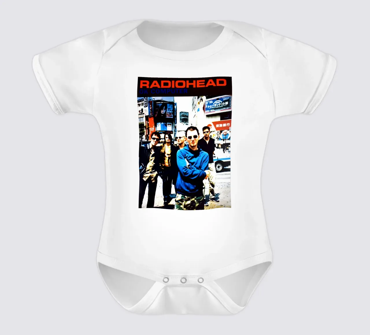 Uk Computer Radiohead Tour body neonato maniche corte da dumbbilget