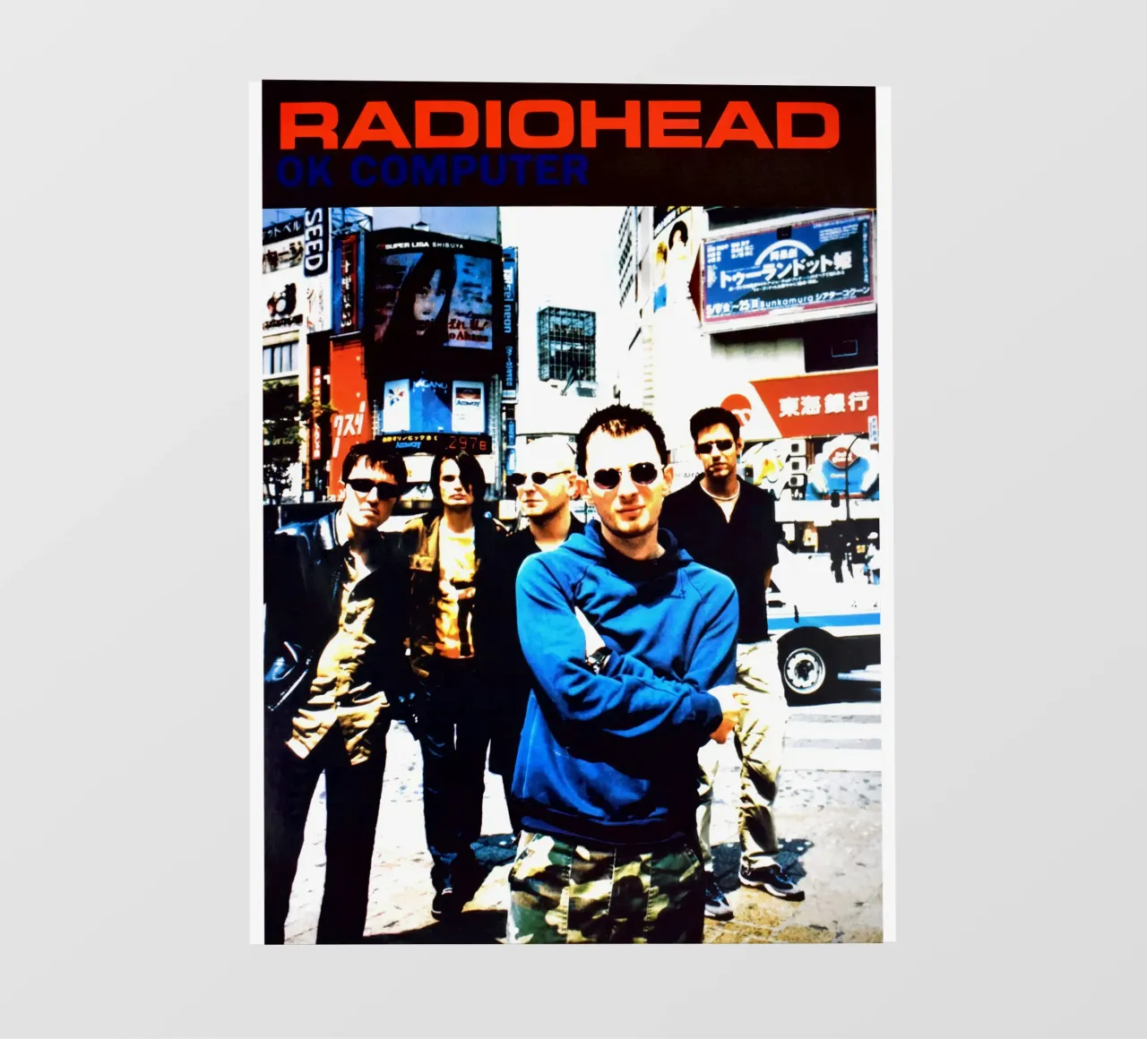 Uk Computer Radiohead Tour telo in pvc da dumbbilget
