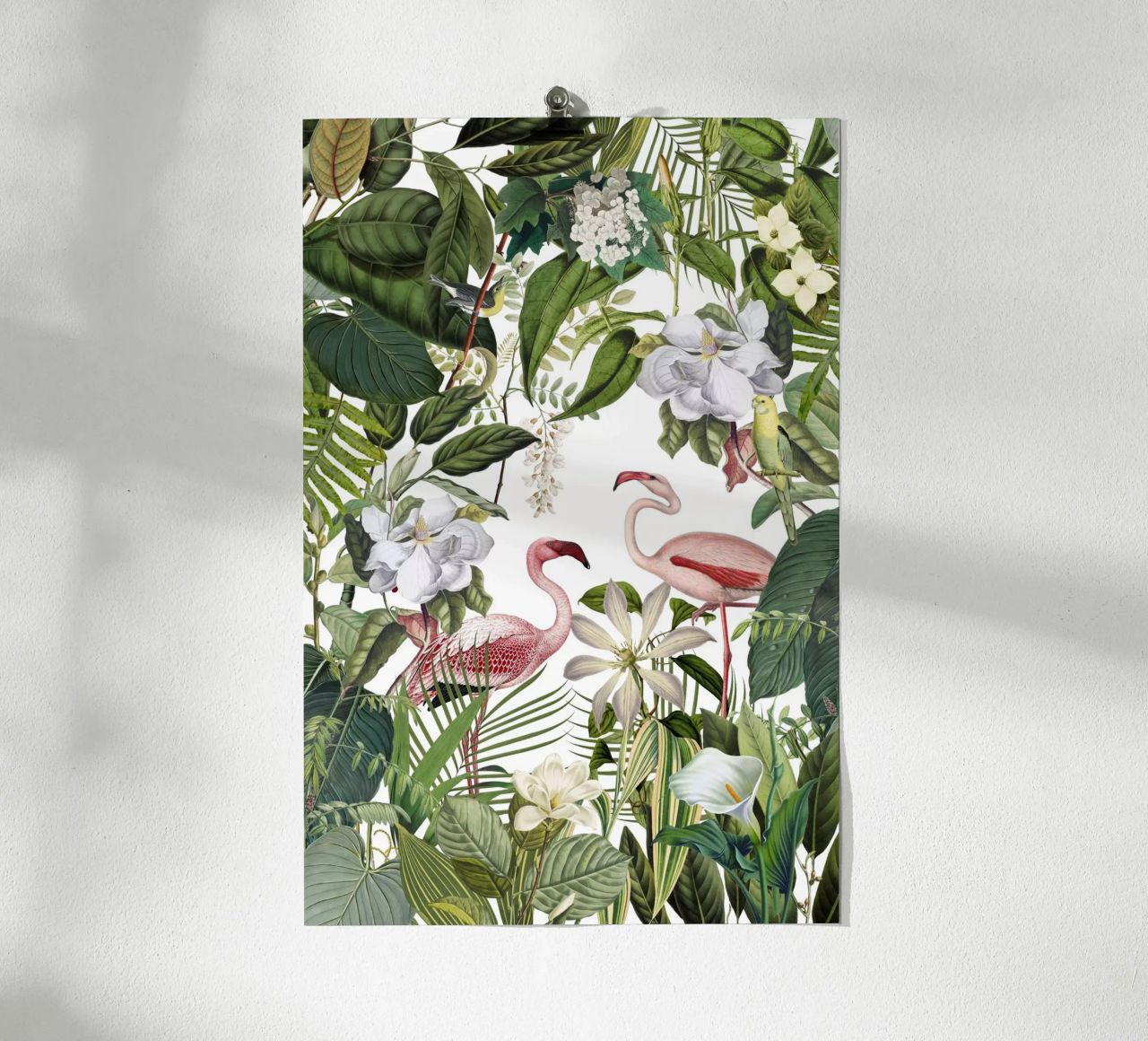 Vintage Flamingo Tropical Oasis poster de Andrea Haase Vintage World