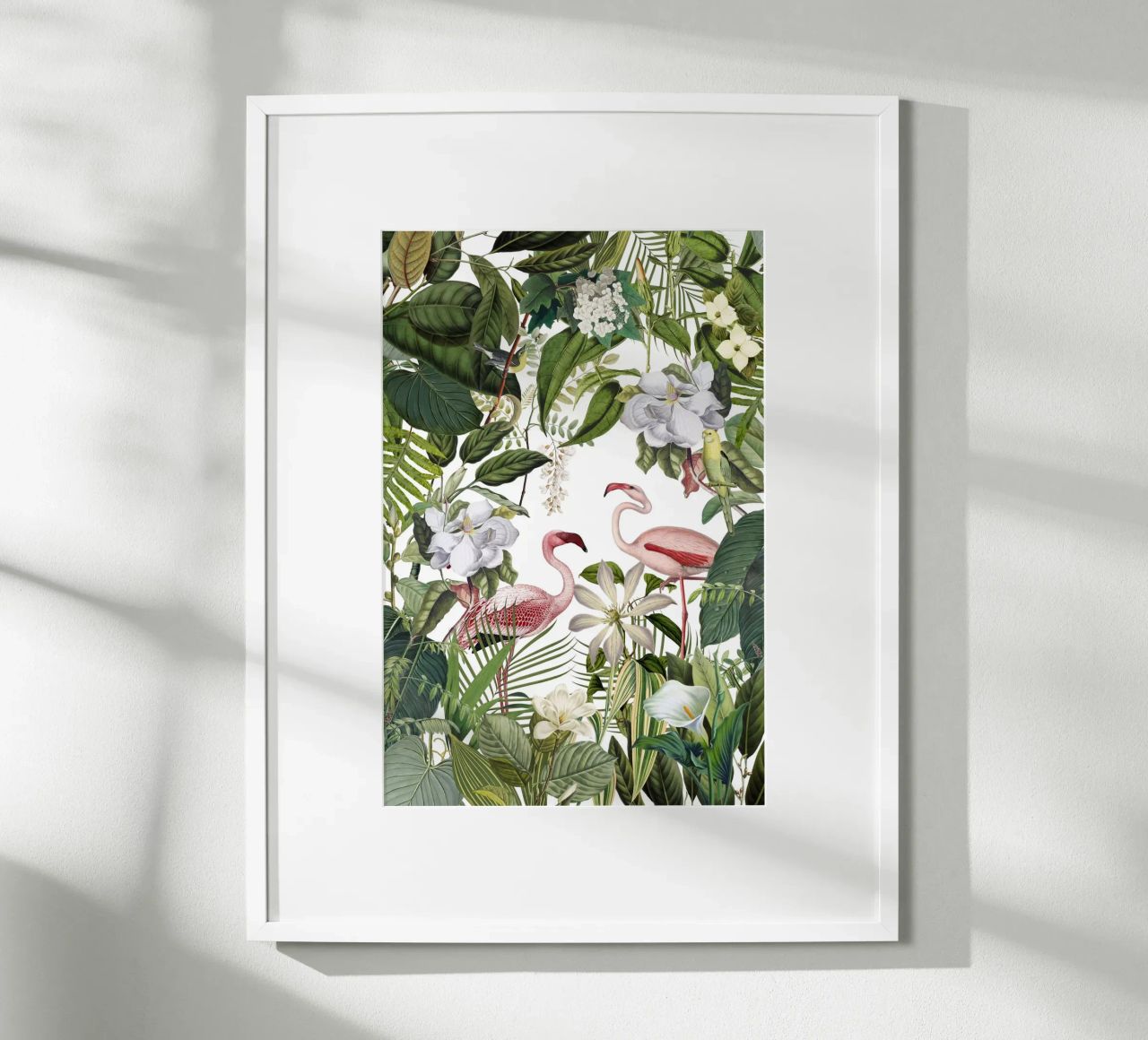 Vintage Flamingo Tropical Oasis poster de Andrea Haase Vintage World