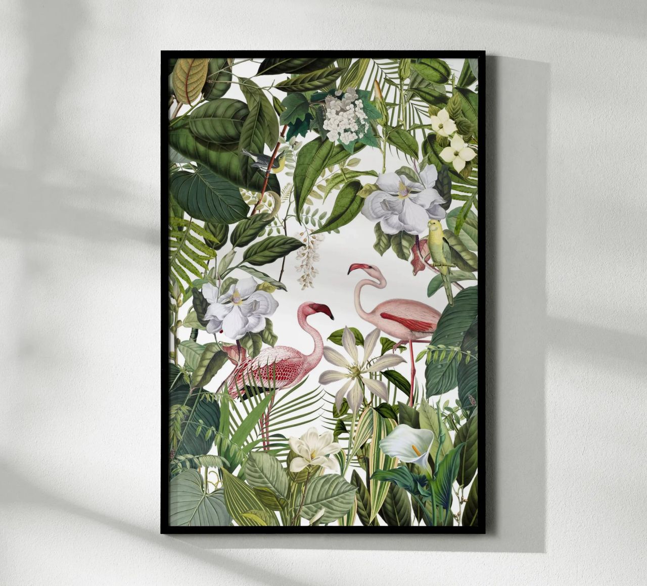 Vintage Flamingo Tropical Oasis poster de Andrea Haase Vintage World