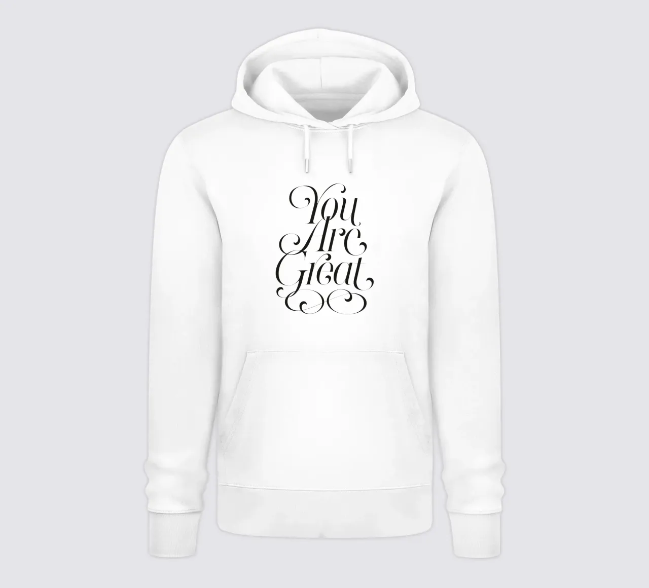 You are Great felpa con cappuccio da Tamsen Design