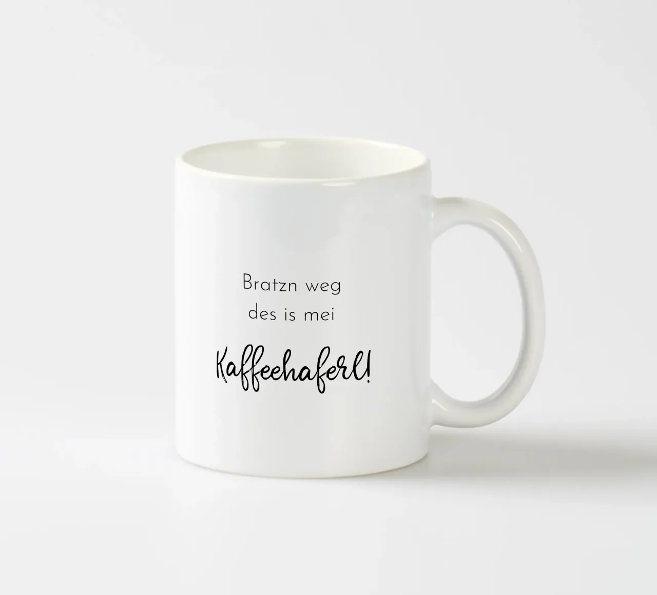 Bratzn weg! tazza in ceramica da Made in Bavaria