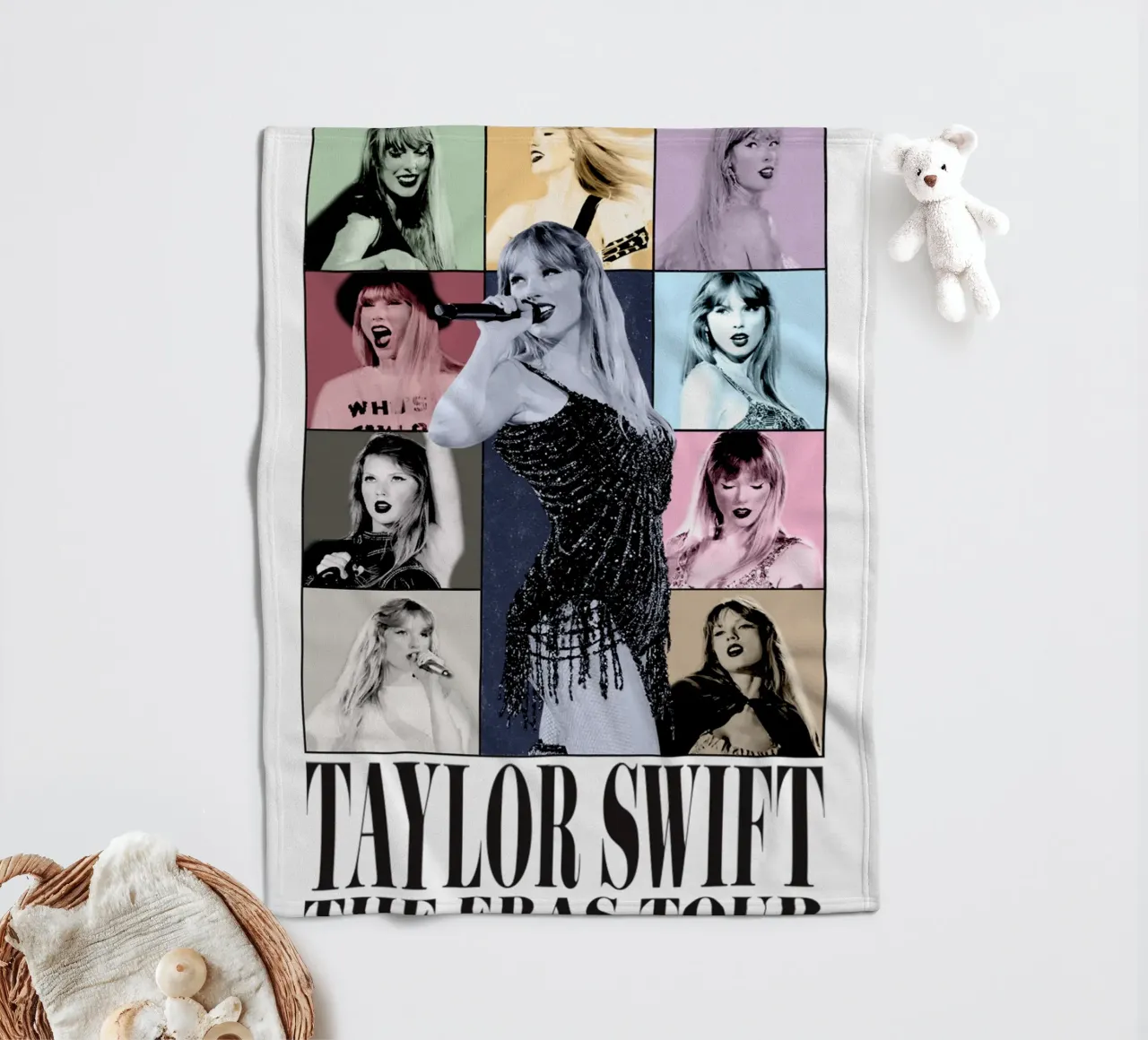Other Version Taylor Swift The Eras Tour Poster coperta in pile da ALEC t