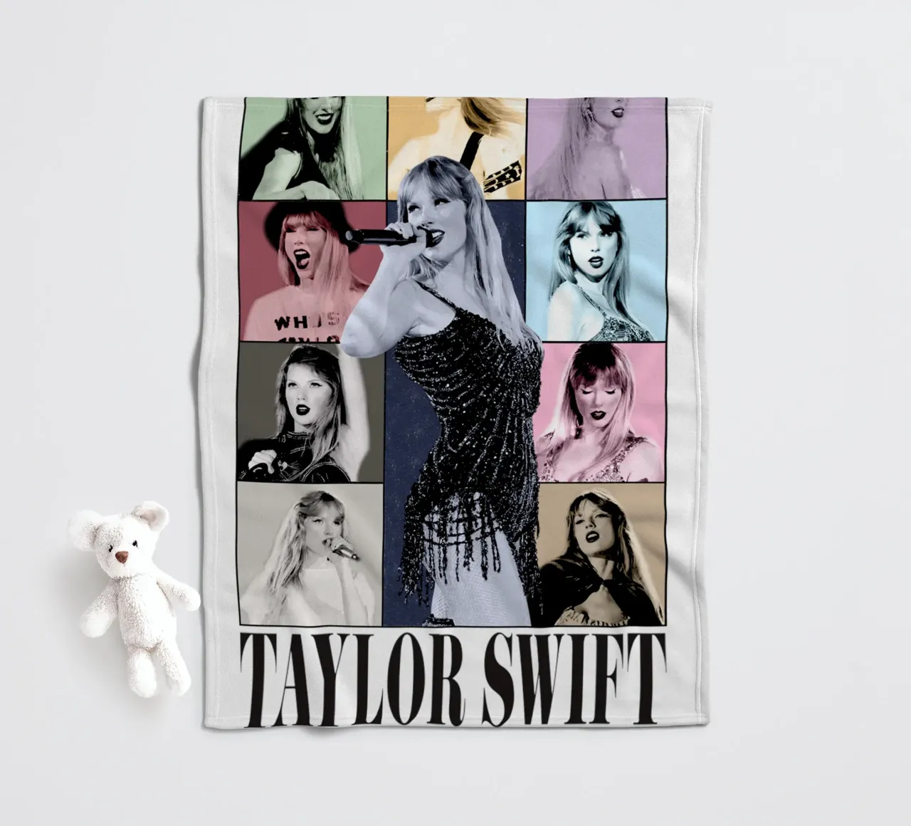 Other Version Taylor Swift The Eras Tour Poster coperta in pile da ALEC t
