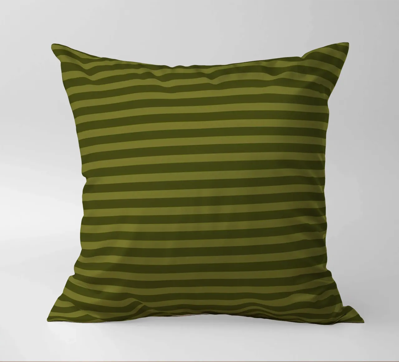 Olive Green Horizontals cuscino da TijanaArtStudio88