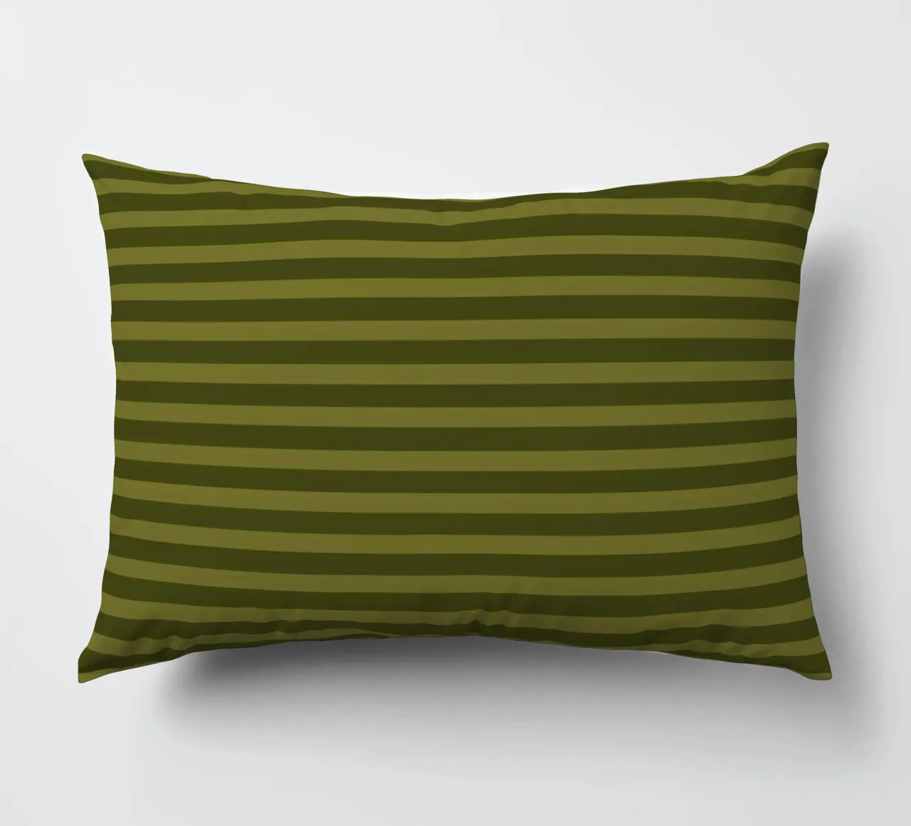 Olive Green Horizontals cuscino da TijanaArtStudio88