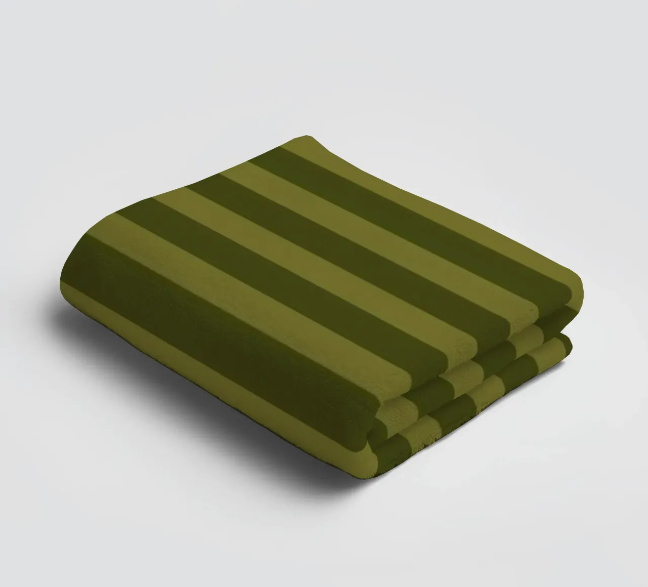 Olive Green Horizontals asciugamano da bagno da TijanaArtStudio88