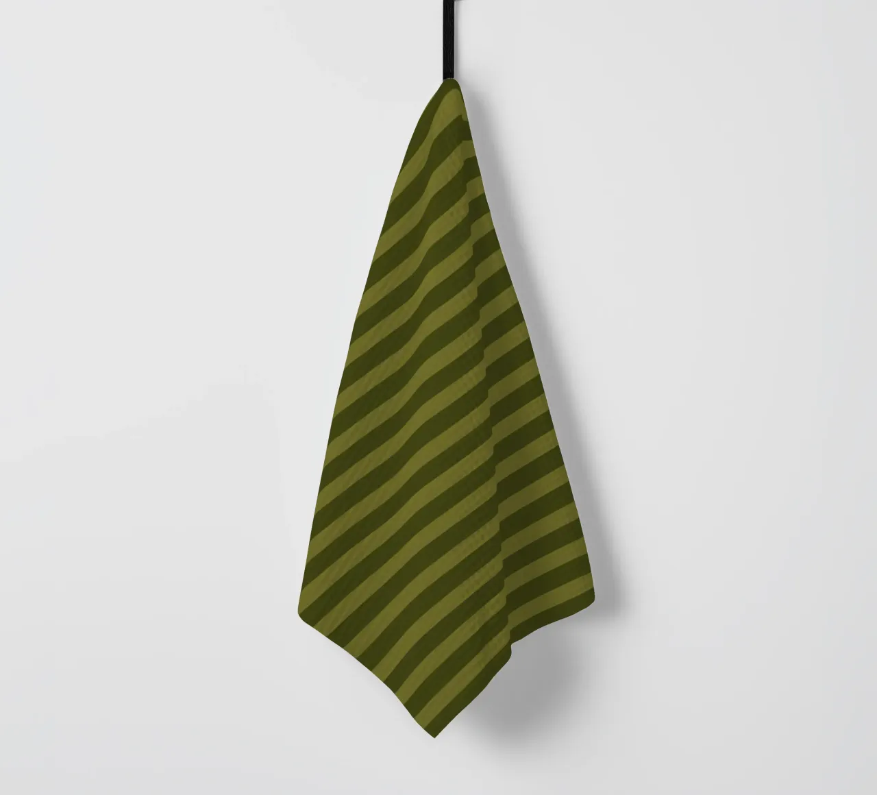 Olive Green Horizontals canovaccio da cucina da TijanaArtStudio88
