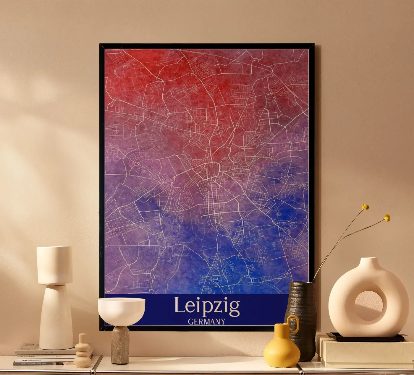 Leipzig GERMANY poster van WorldPrint