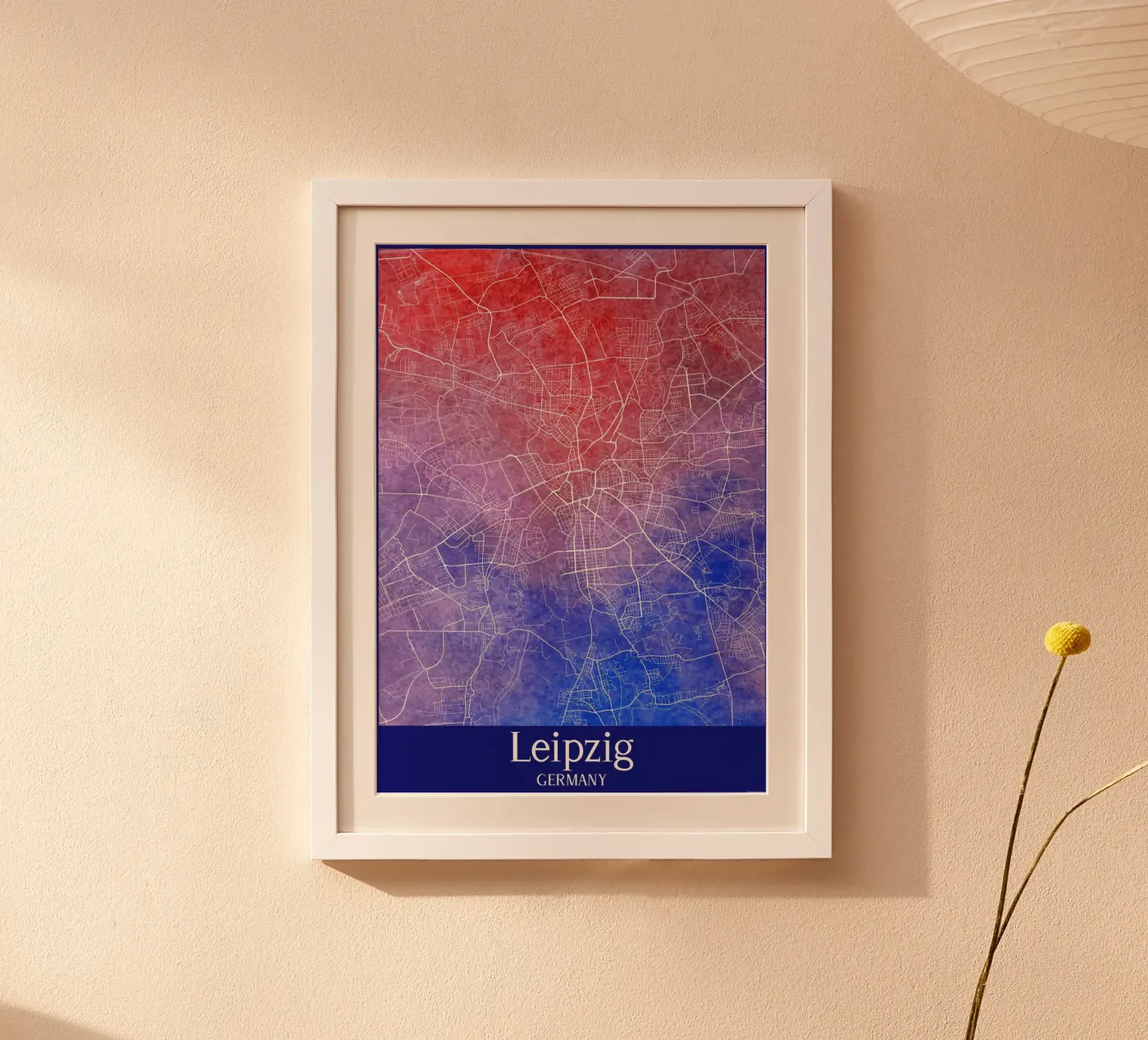 Leipzig GERMANY poster van WorldPrint