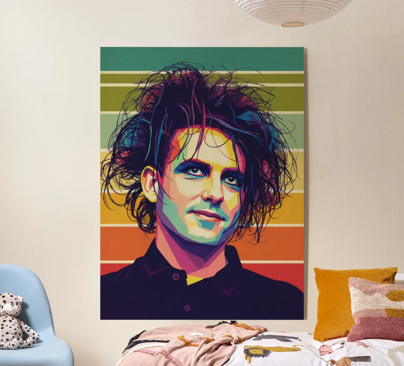 Robert Smith - The Cure plexiglass da Hantamrata