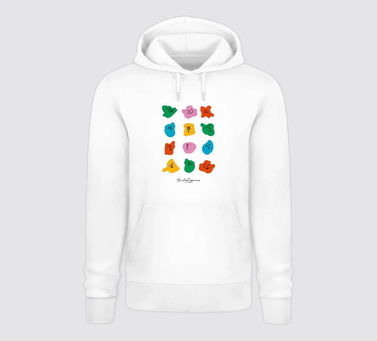 Be what you are felpa con cappuccio da Tamsen Design