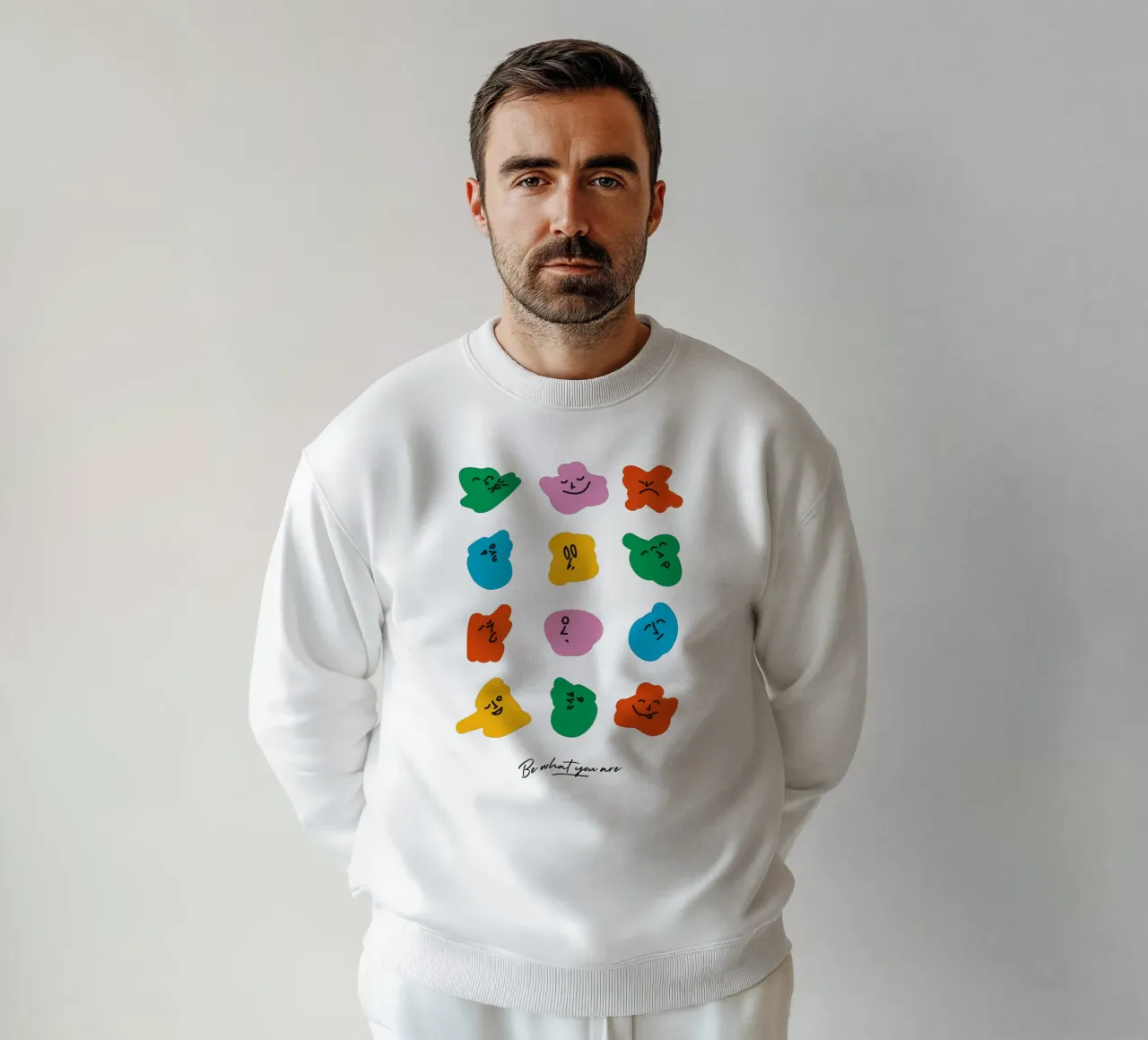Be what you are sudadera de Tamsen Design