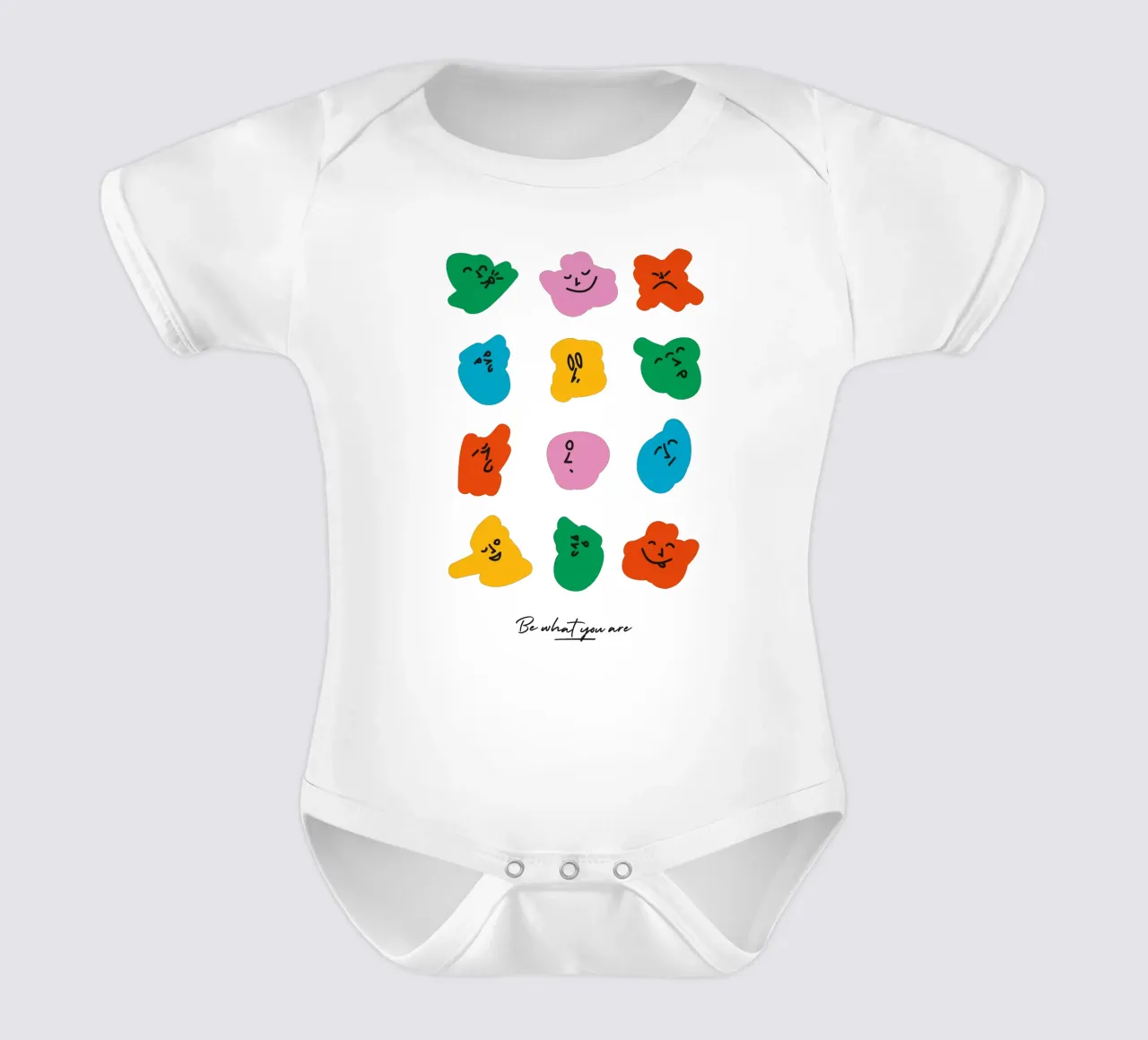 Be what you are body neonato maniche corte da Tamsen Design