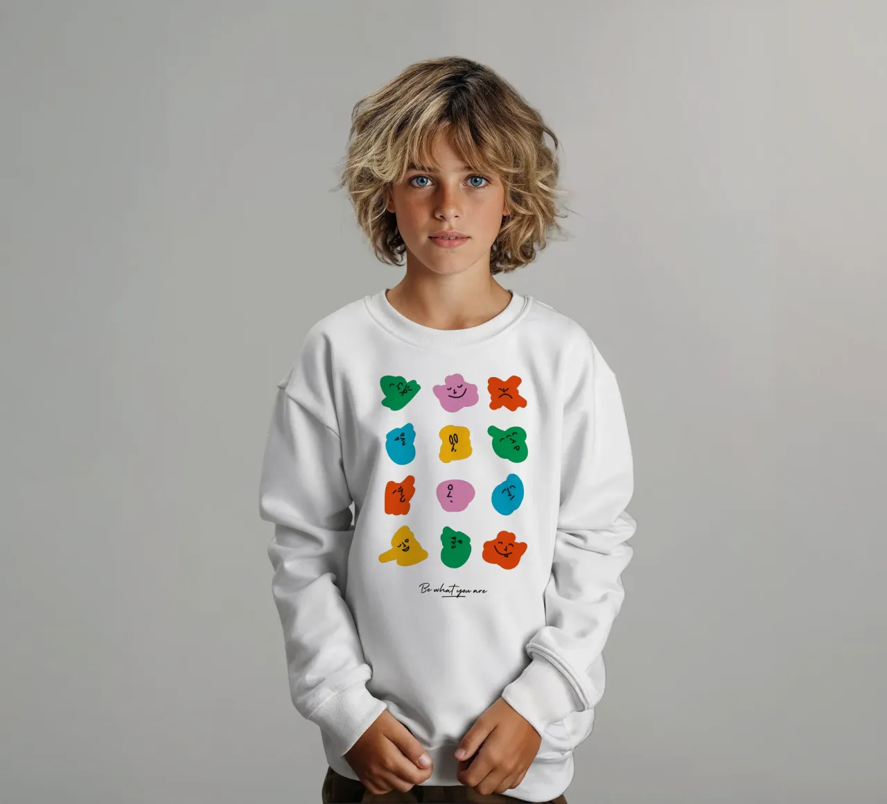 Be what you are felpa bambino da Tamsen Design