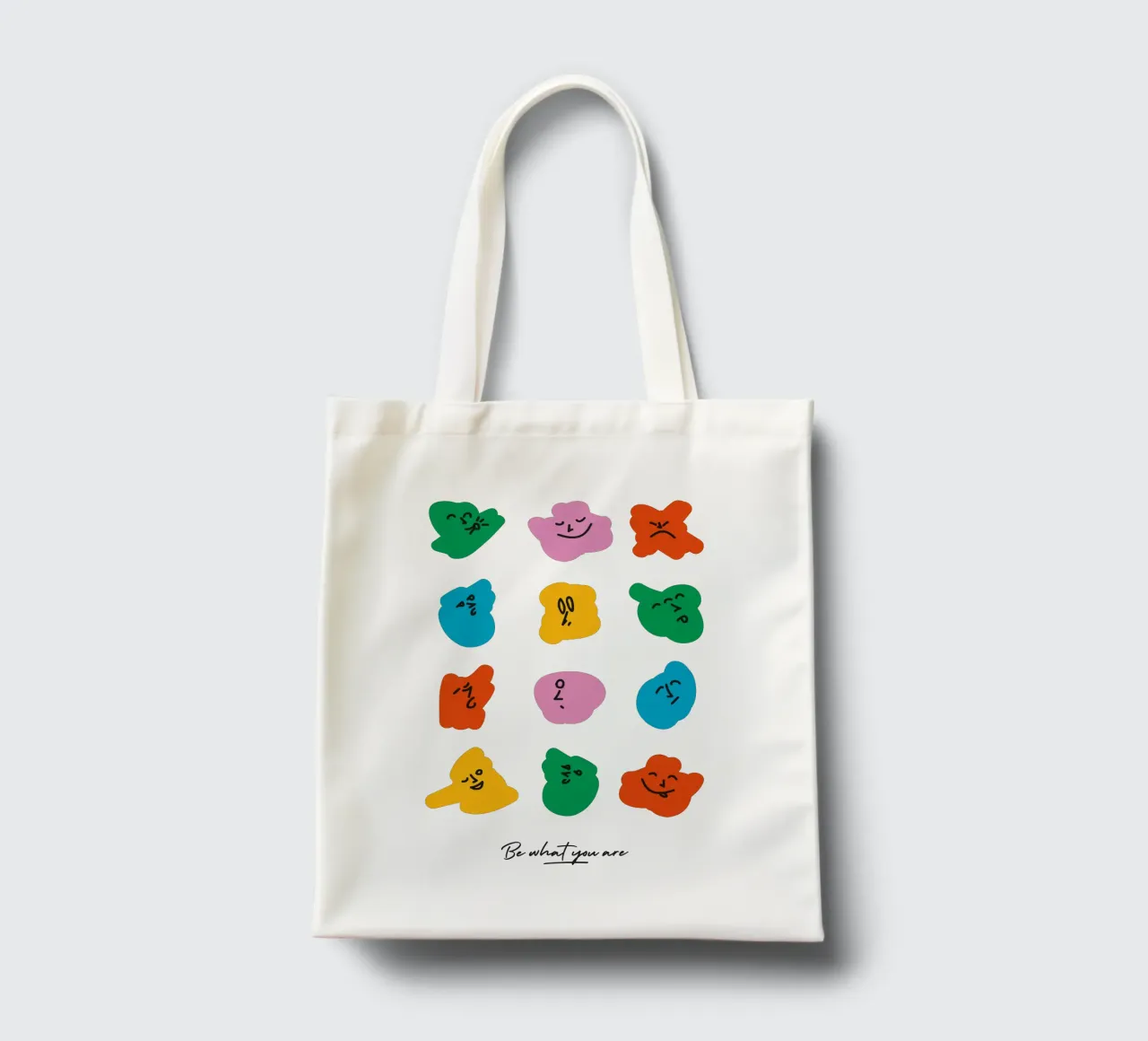 Be what you are borsa in juta da Tamsen Design
