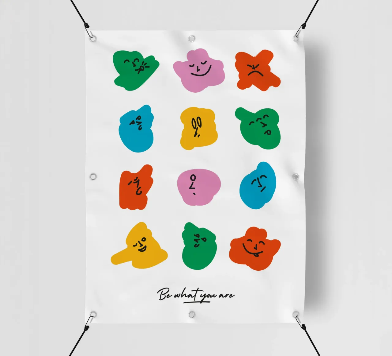 Be what you are telo in pvc da Tamsen Design