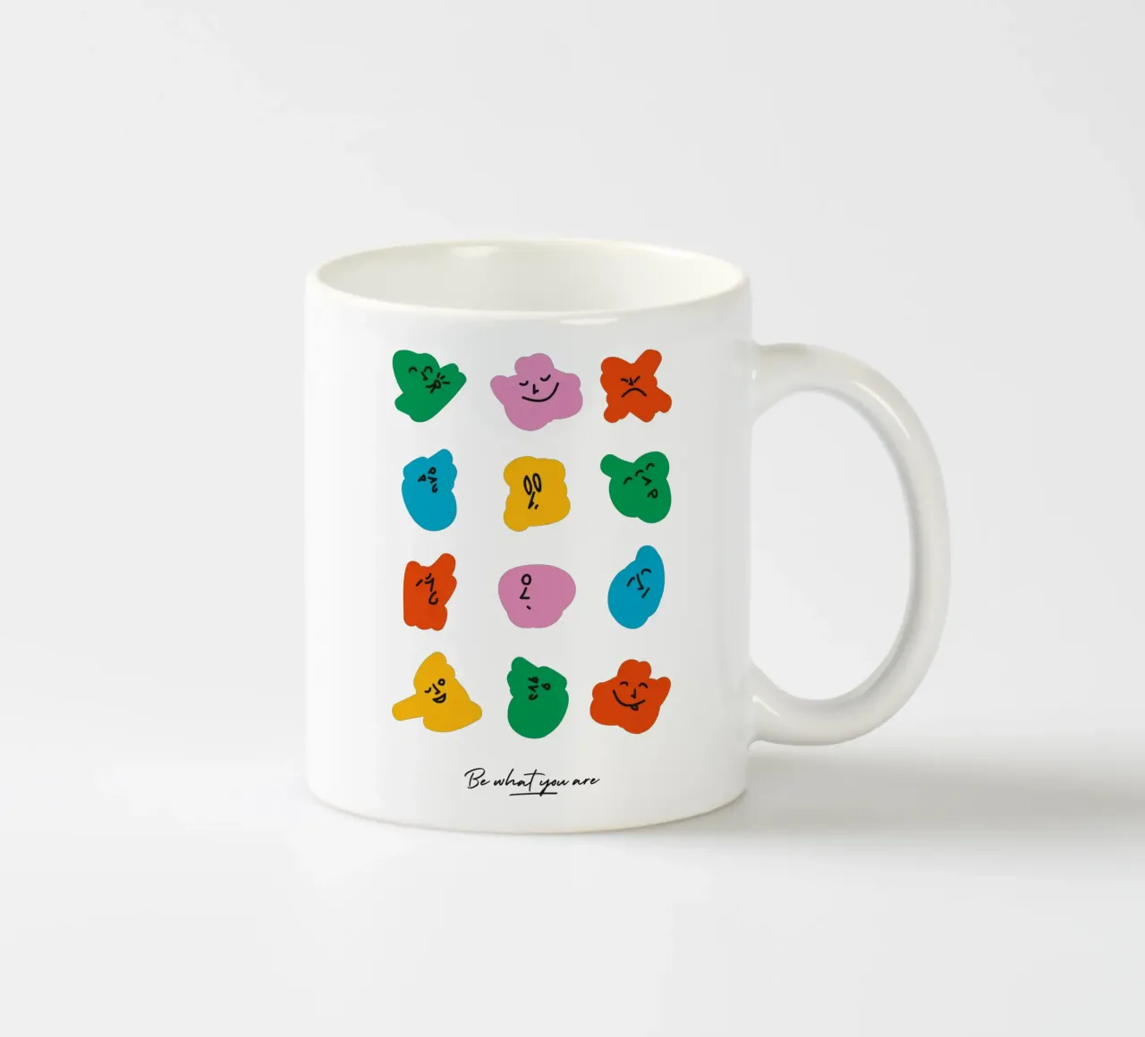 Be what you are tazza in ceramica da Tamsen Design
