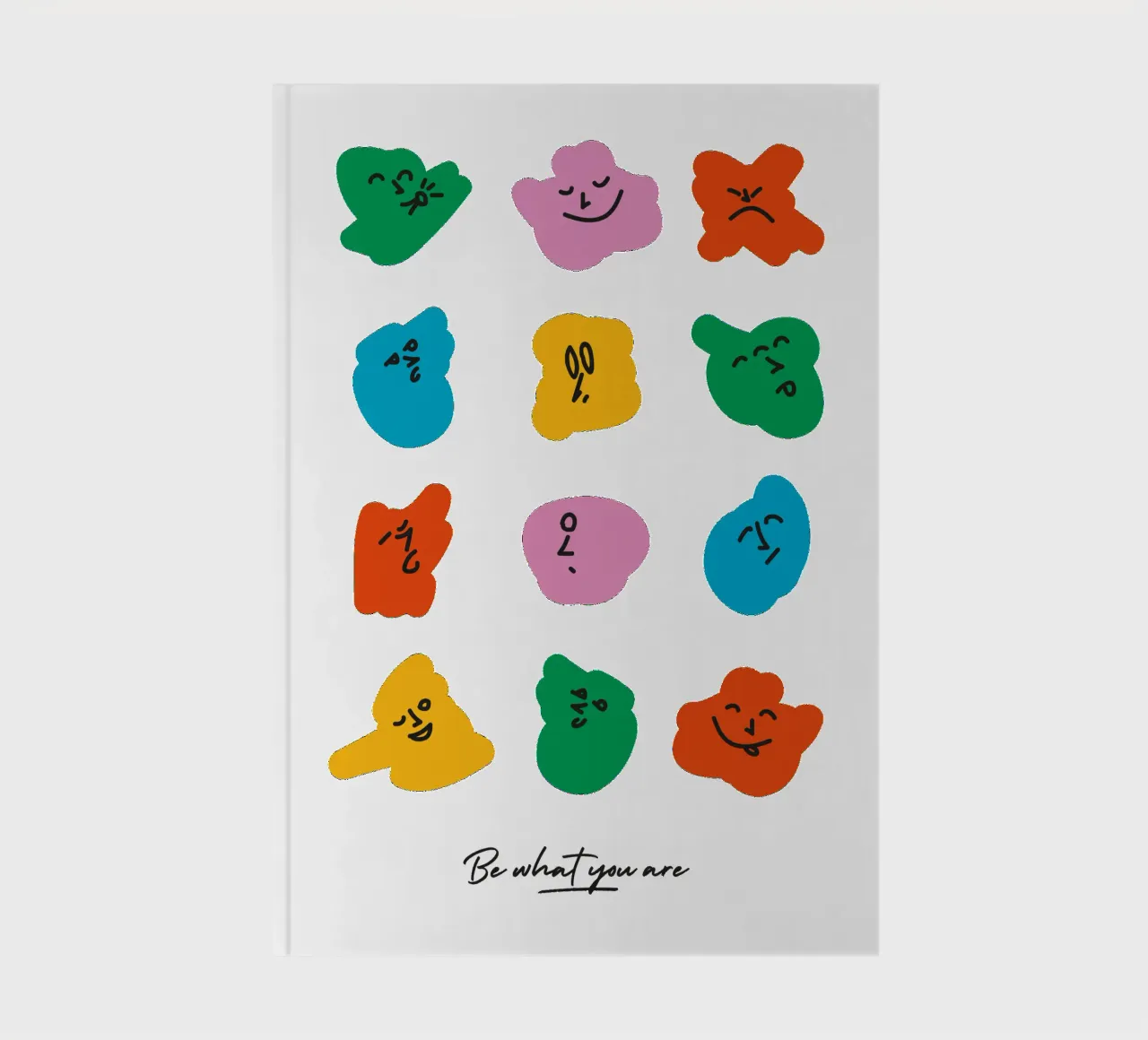 Be what you are Notizbuch von Tamsen Design