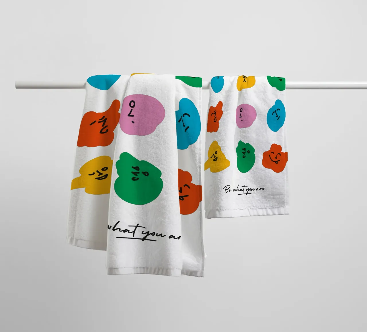 Be what you are asciugamano da bagno da Tamsen Design