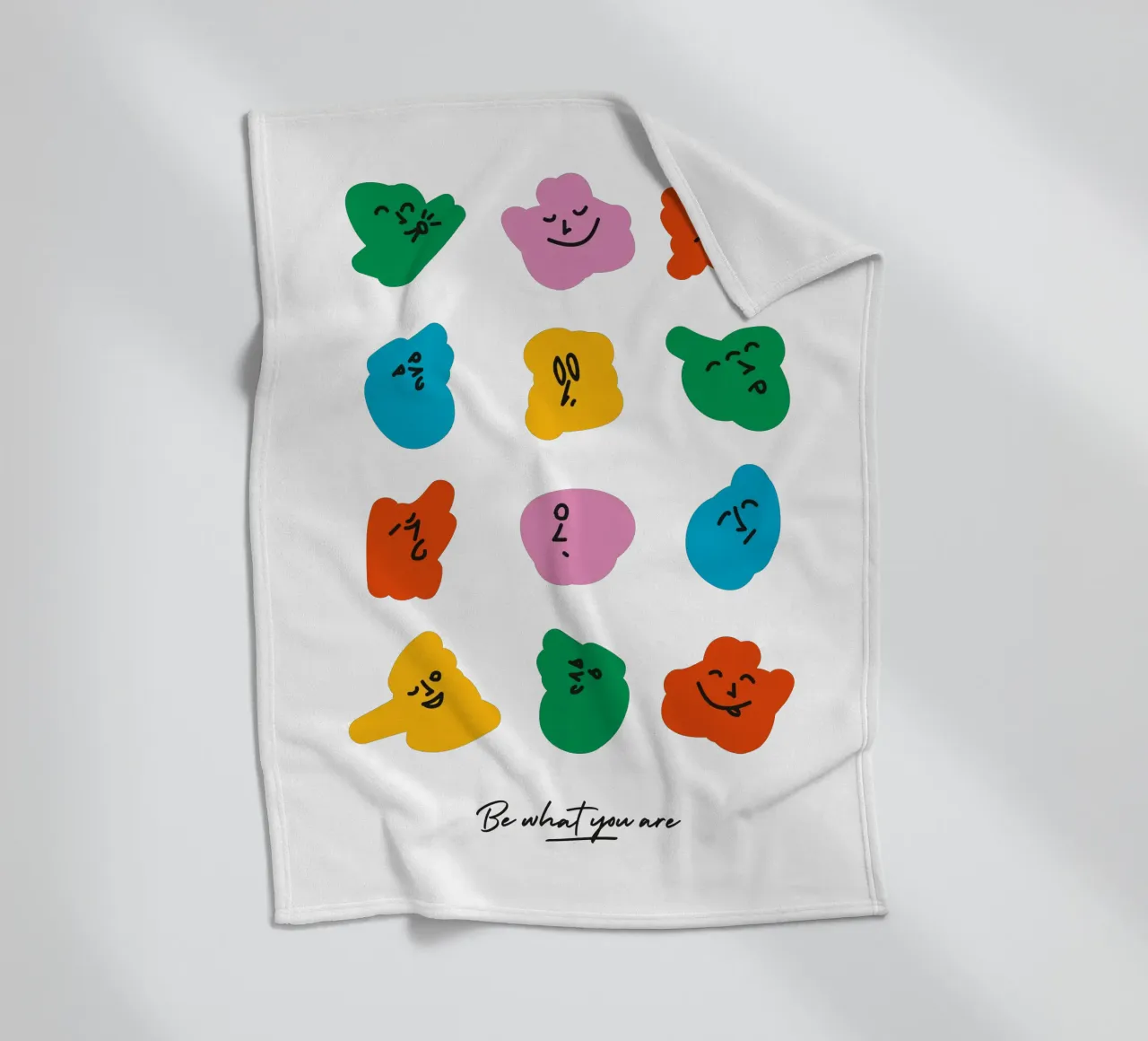 Be what you are coperta in pile da Tamsen Design