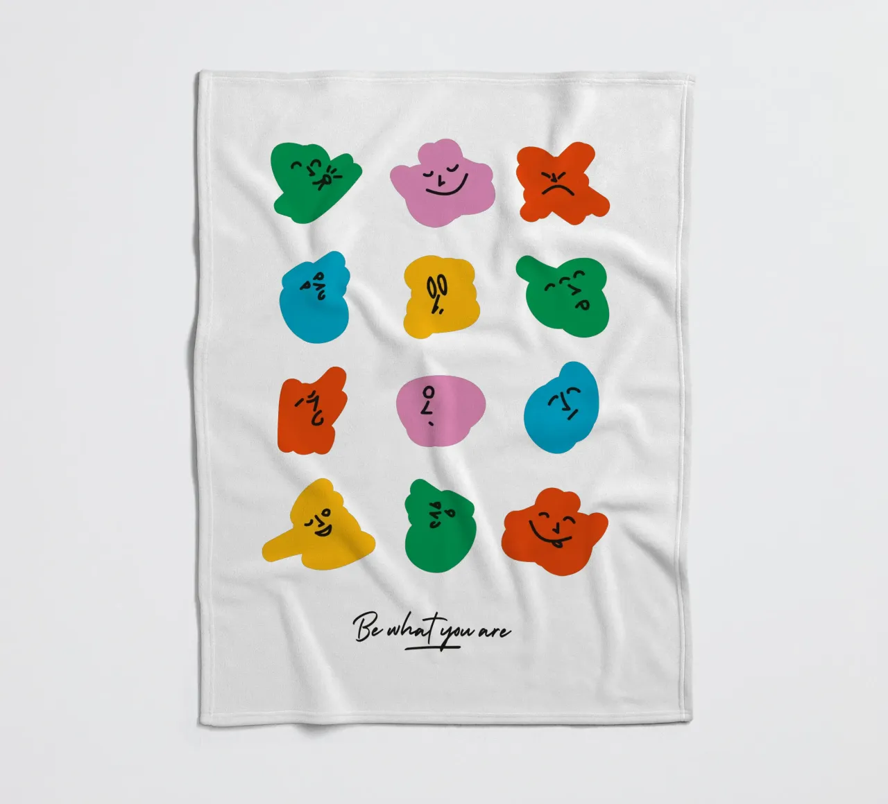 Be what you are coperta in pile da Tamsen Design